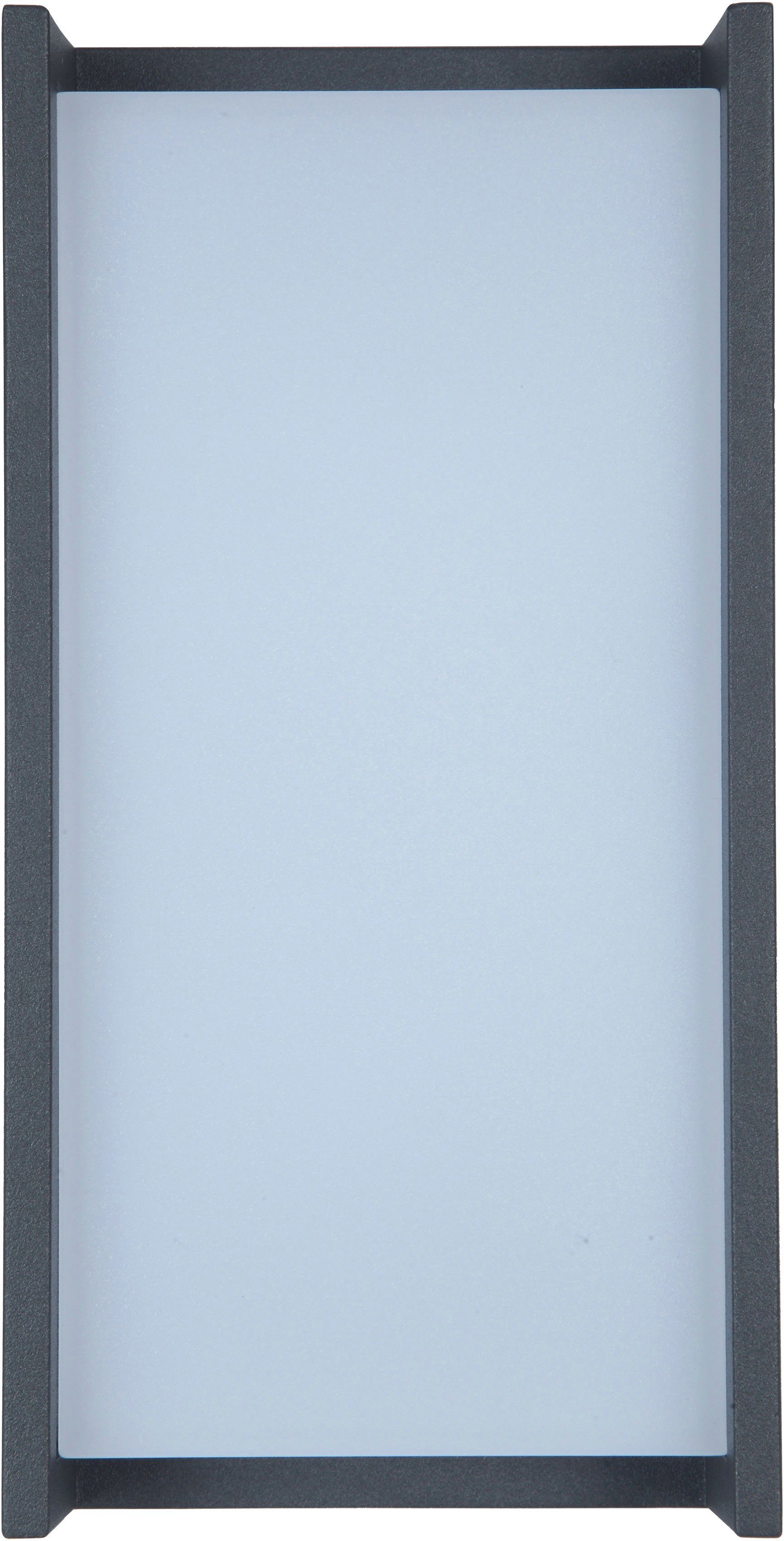 LUTEC Ledwandlamp voor buiten Qubo (1 stuk)