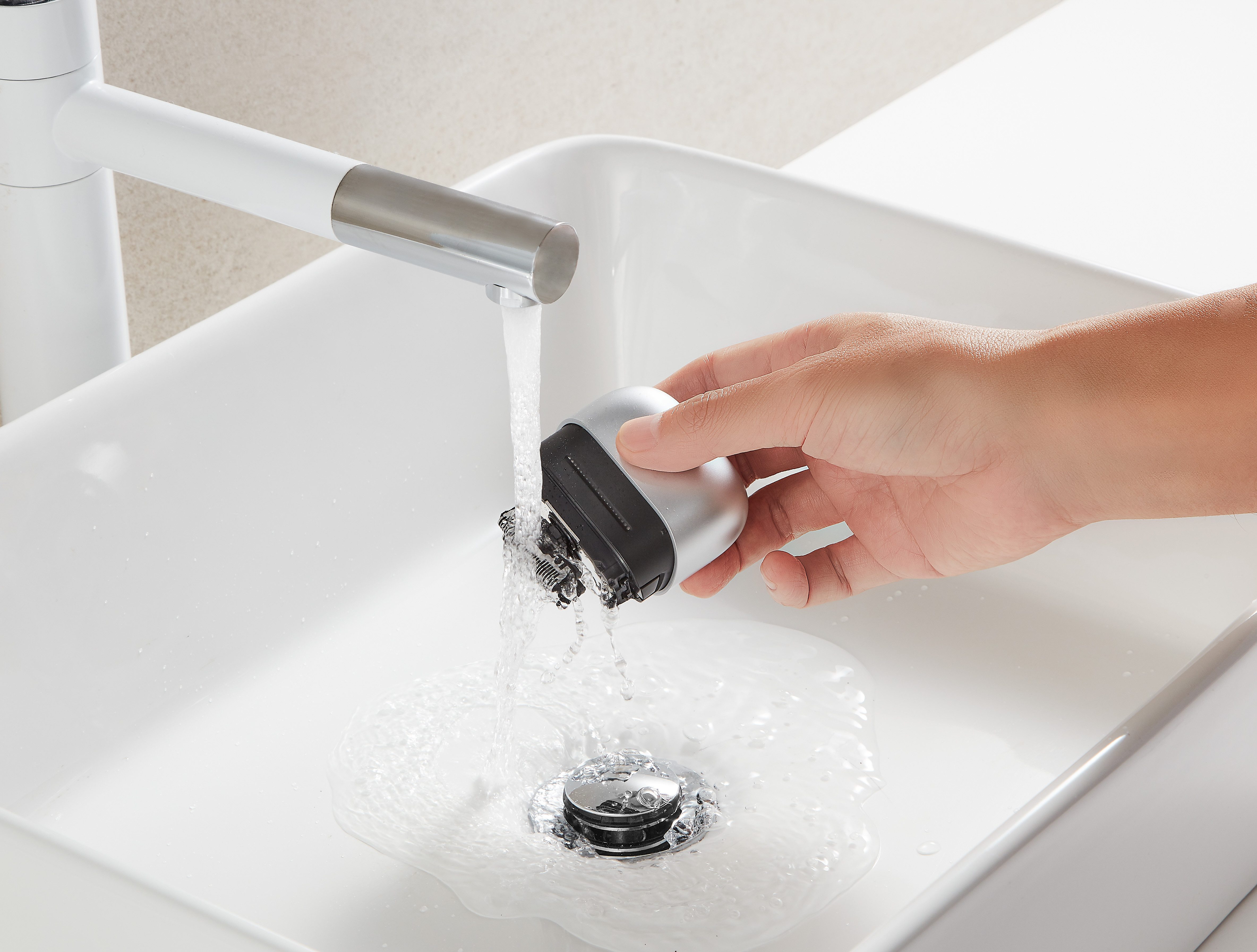 Panasonic Elektrisch scheerapparaat ES-CM3BKS503 Compact, 3 roestvrijstalen messen, USB-opladen (Type-C), touch control