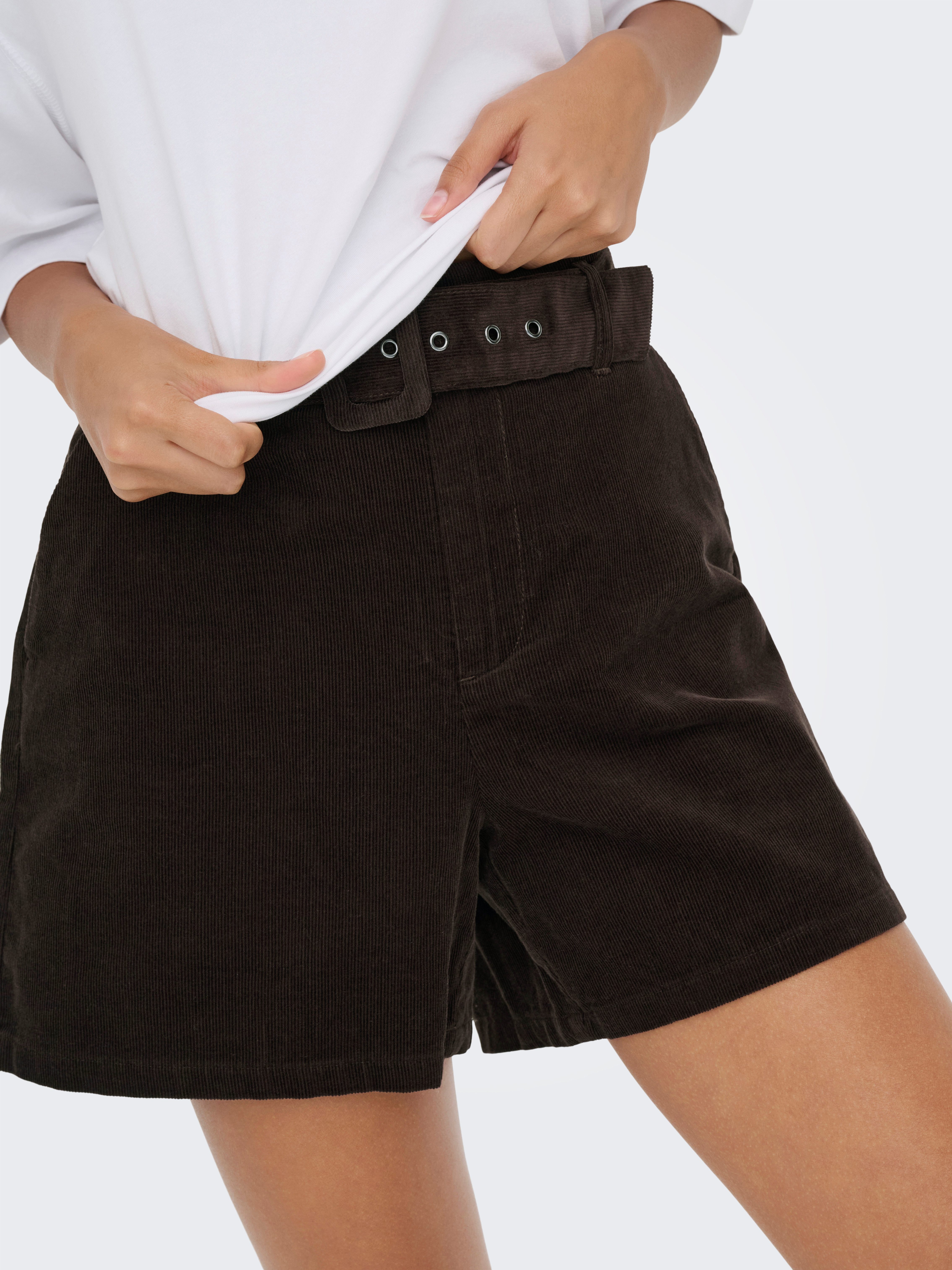 Only Short ONLNESSA HW BELT CORD SHORTS CC PNT