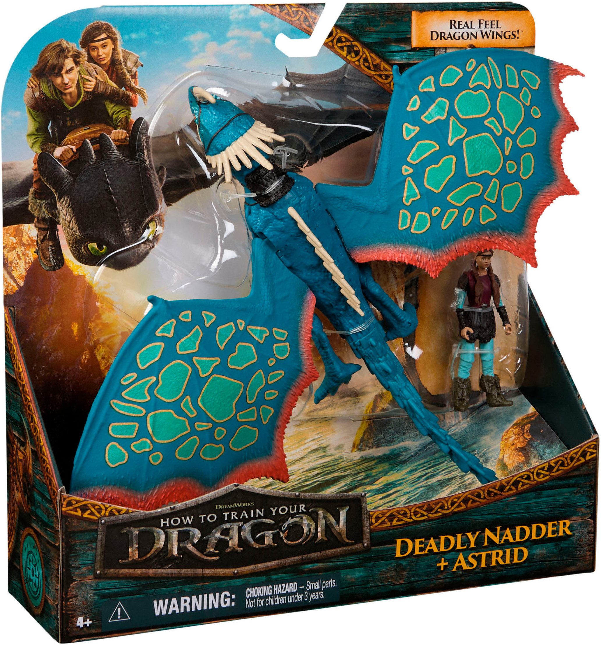 Spin Master Speelfiguur Dragons Movie - Viking & Draak - Stormpijl & Astrid