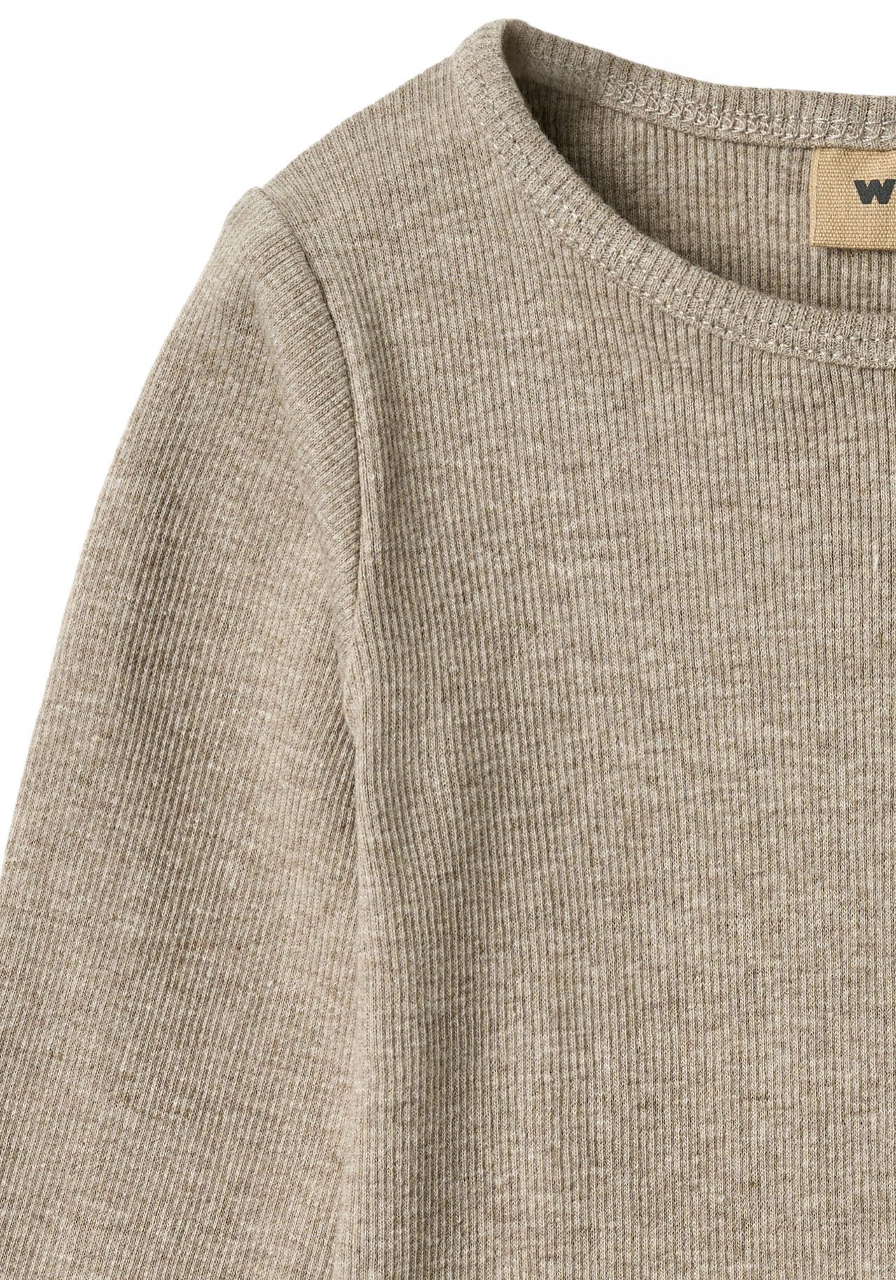 WHEAT Body Rib Body L/S Spencer