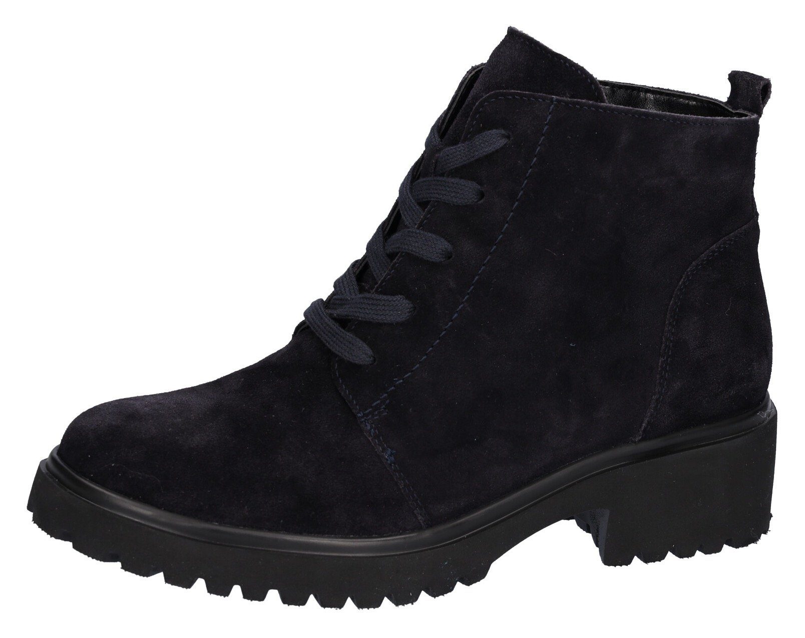 Waldläufer Hoge veterschoenen H-LUISE enkellaars, blokhak, in comfortabele schoenwijdte g (= breed)