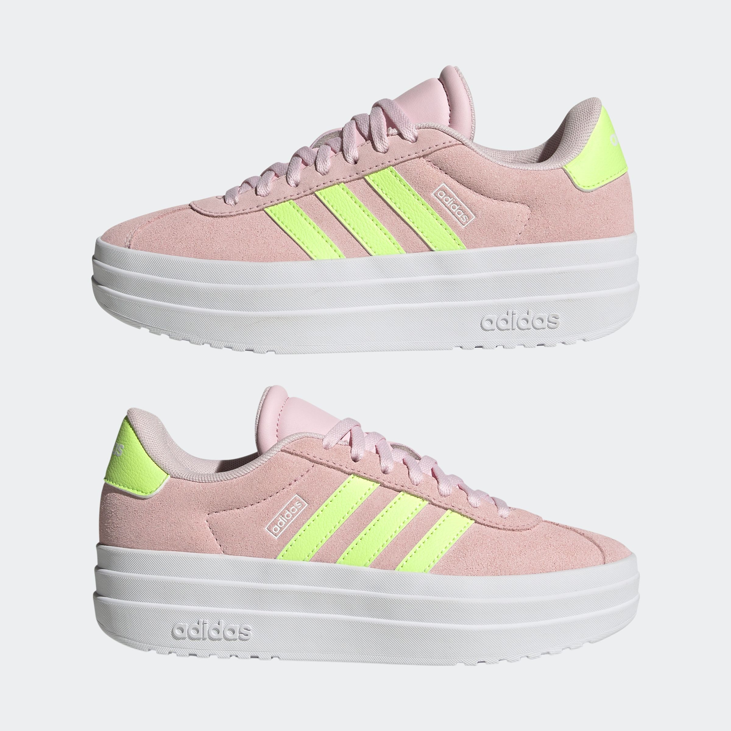 adidas Sportswear Plateausneakers VL COURT BOLD LIFESTYLE KIDS Design in de voetsporen van de adidas Gazelle Bold