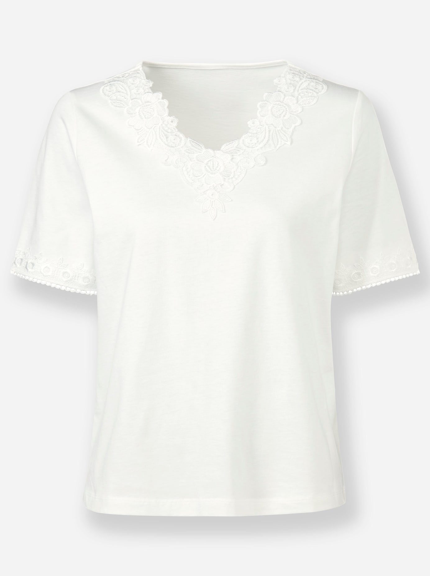 Classic Kanten Shirt (1-delig)