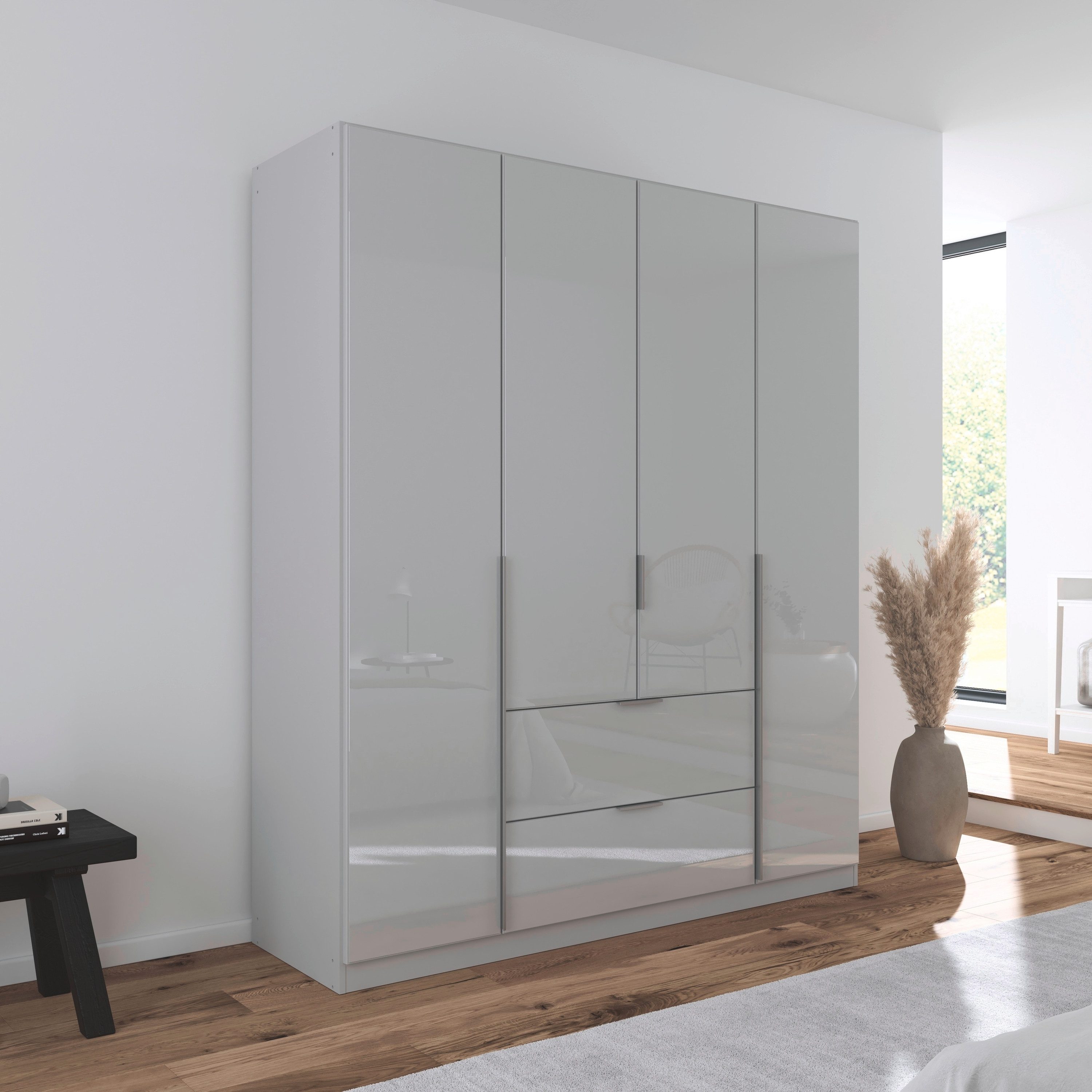 rauch Draaideurkast Kledingkasten kast garderobe AGORDO met glazen front