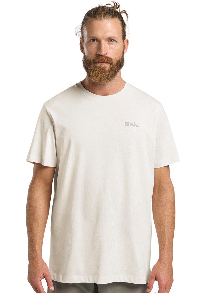 Jack Wolfskin T-shirt ESSENTIAL T M heren t-shirts maat L (52) wit
