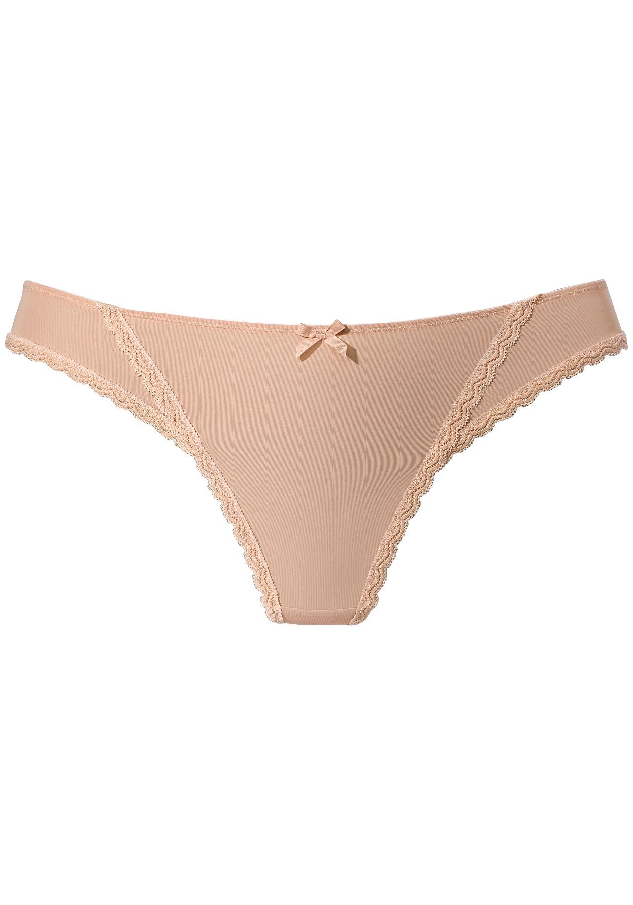 s.Oliver RED LABEL Beachwear String Camille met fijne kanten rand