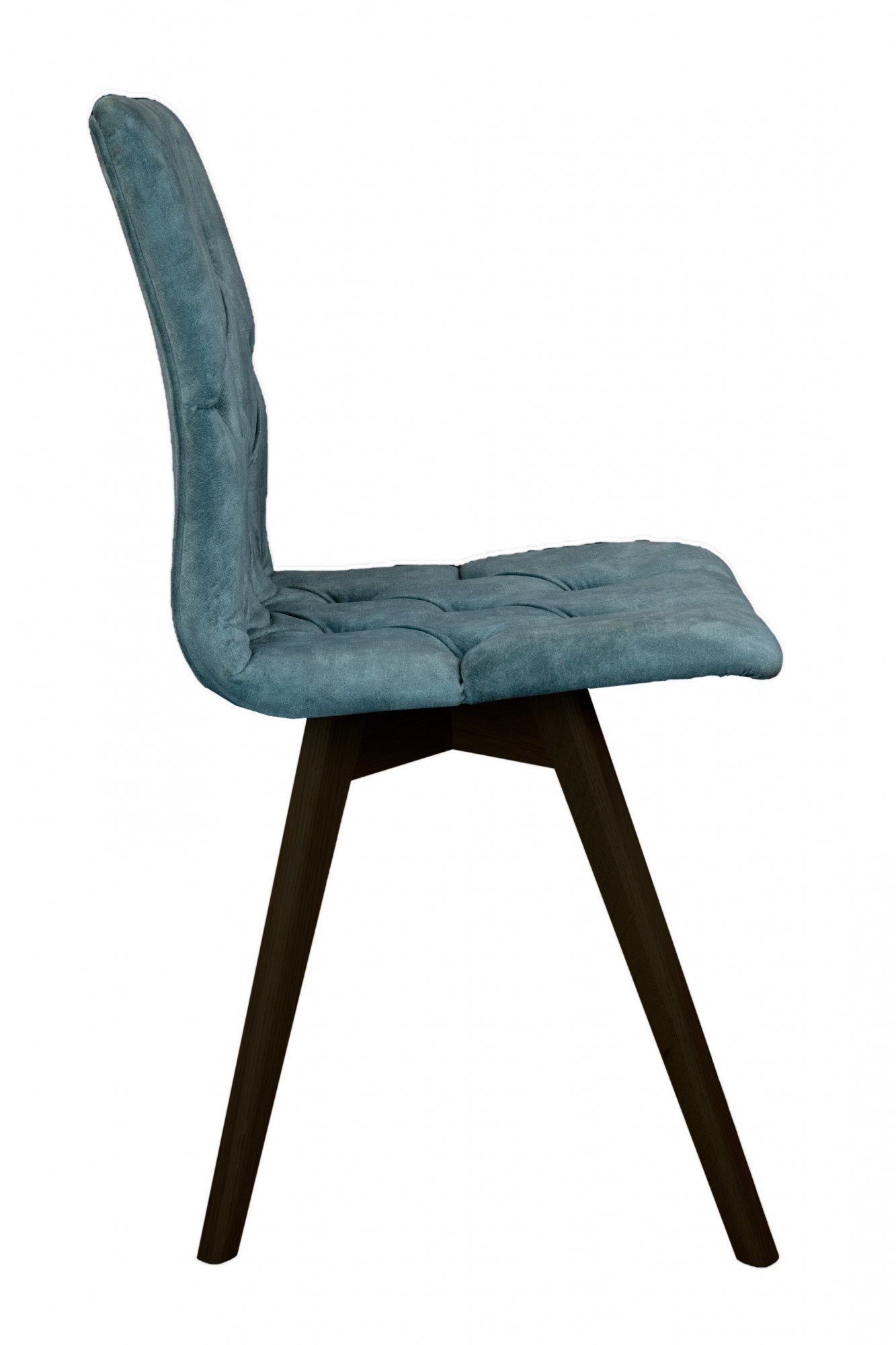 andas Eetkamerstoel Rania met massief houten poten (set, 2 stuks)