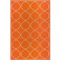 sanat hali vloerkleed berlin geschikt voor binnen en buiten, robuust en gemakkelijk in onderhoud oranje