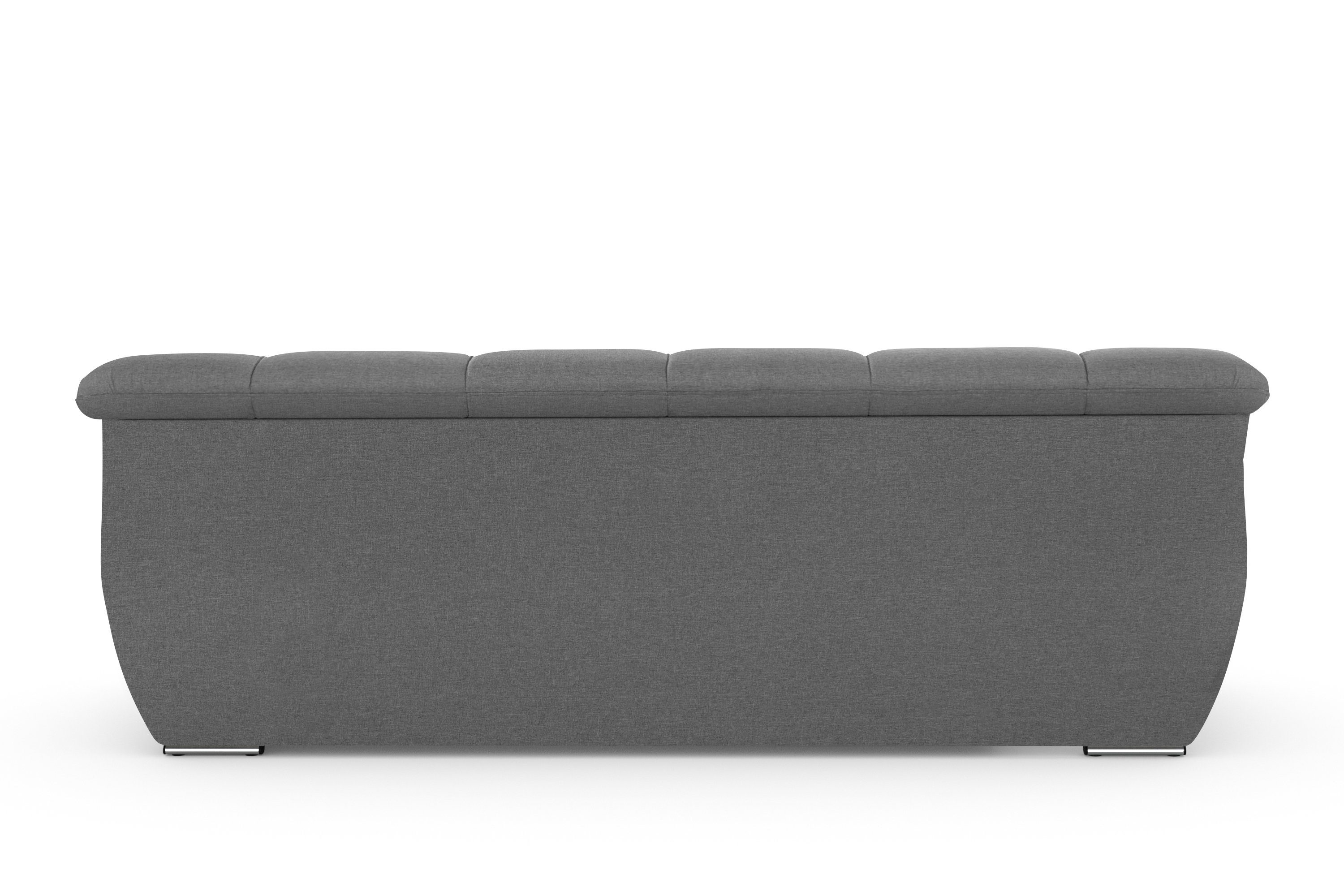 DOMO collection 3-zitsbank Splash, moderne stiksels in de zitting en rug, comfortabel,