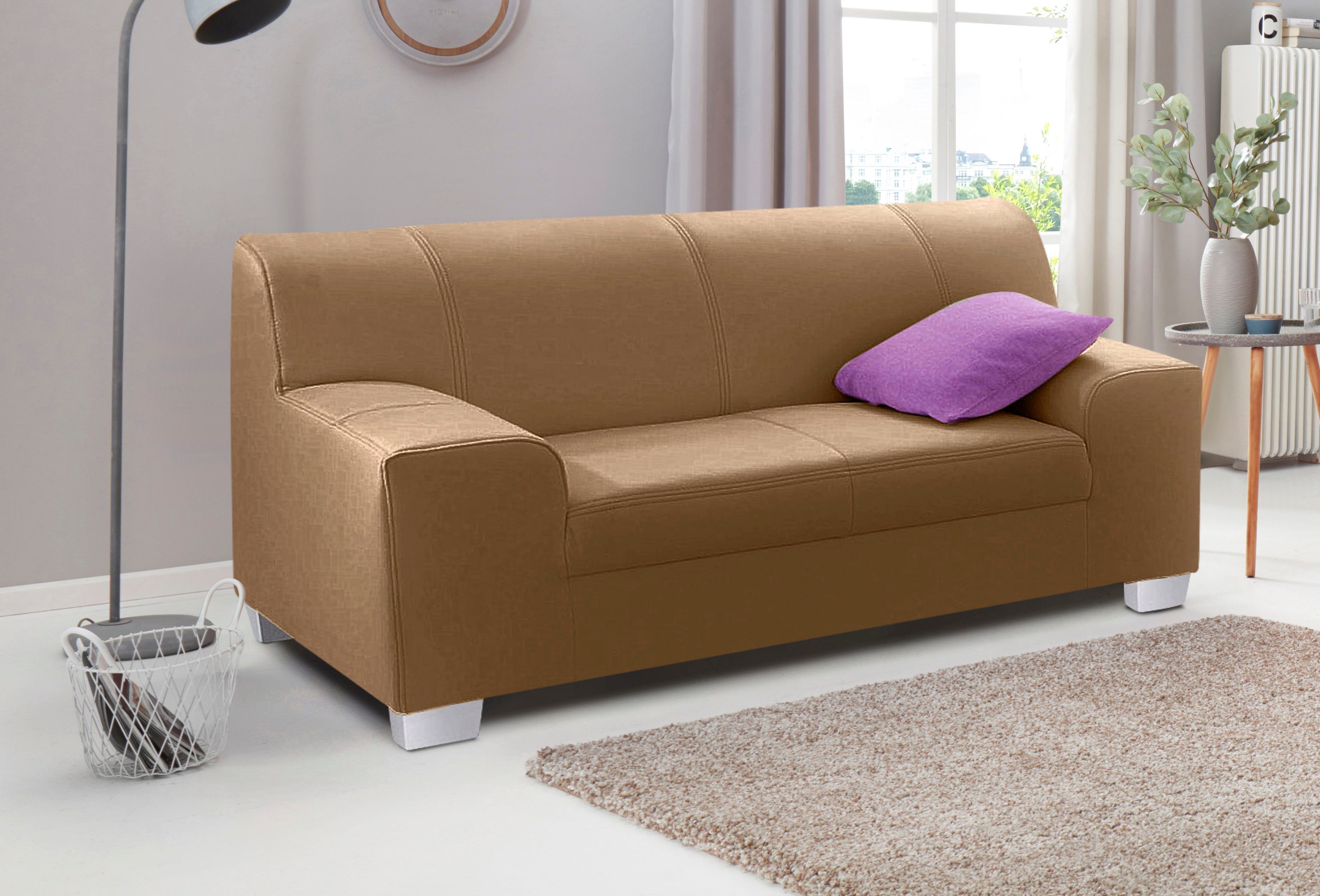 DOMO collection 2-zitsbank Amando tijdloos en modern, comfortabel,