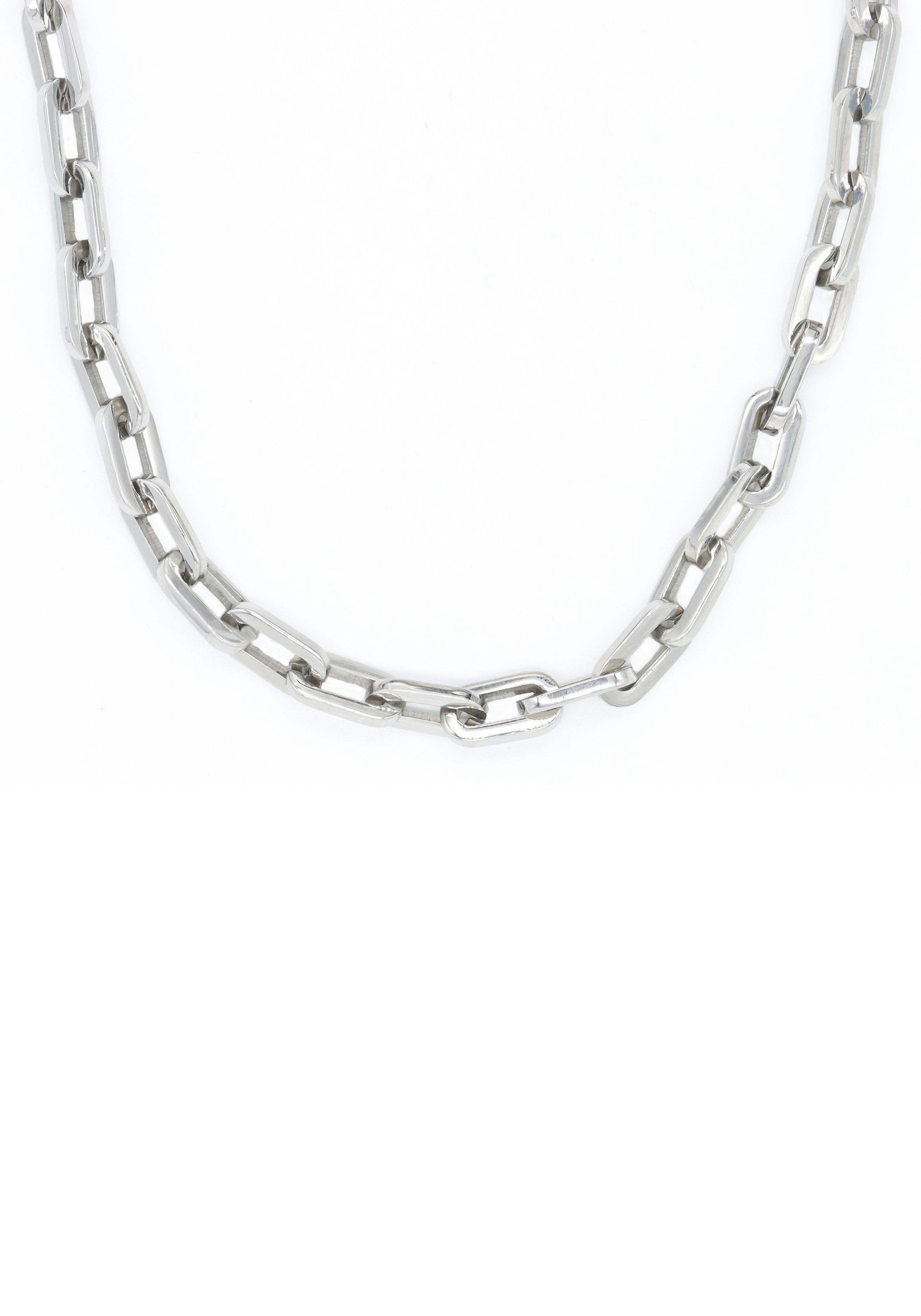 Firetti Edelstalen ketting Sieraad cadeau ankerketting schakeling, 6,7 mm breed dames kettingen maat 50 zilver(kleur)