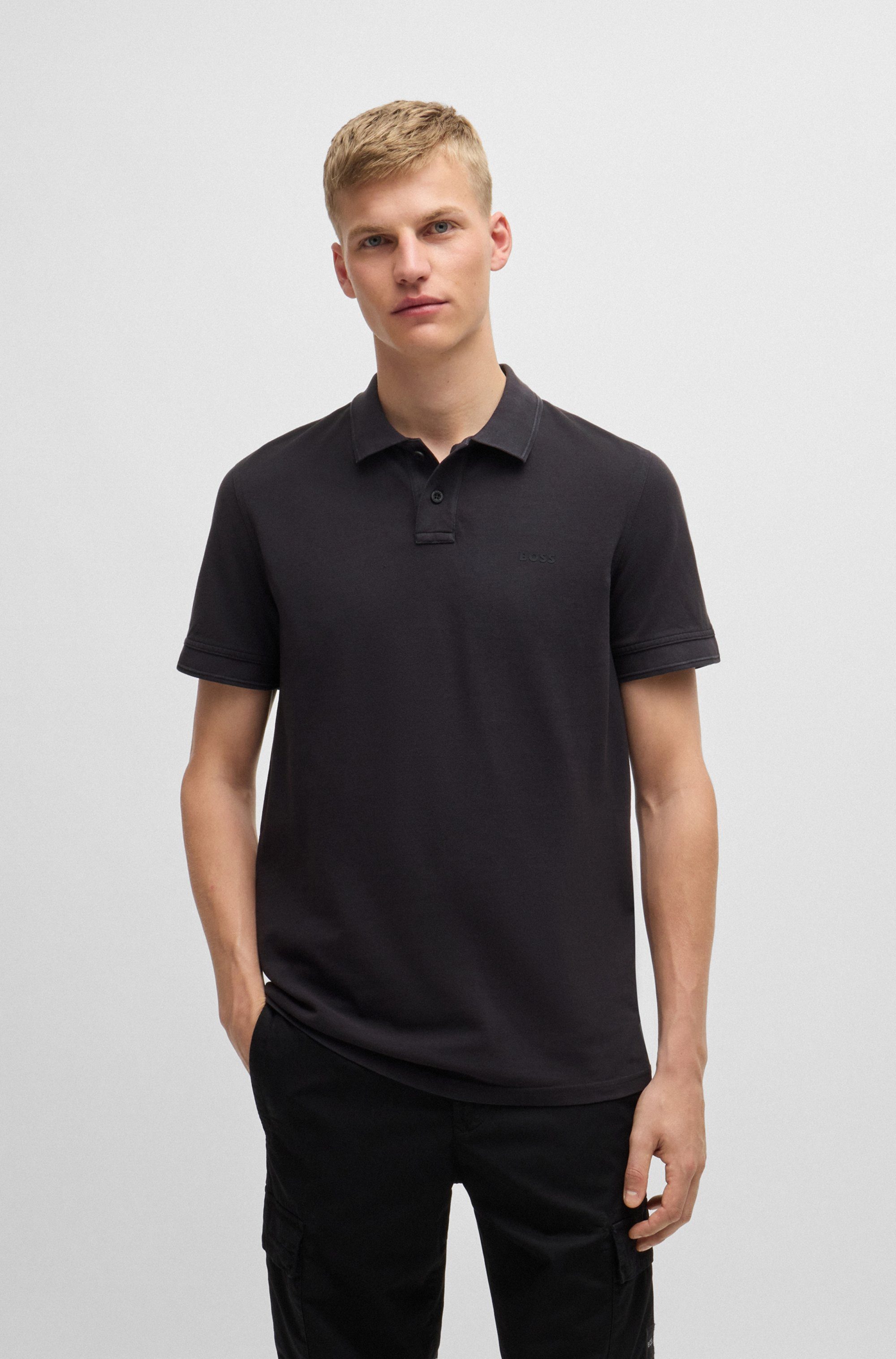 Boss Orange Poloshirt Prime met een polokraag