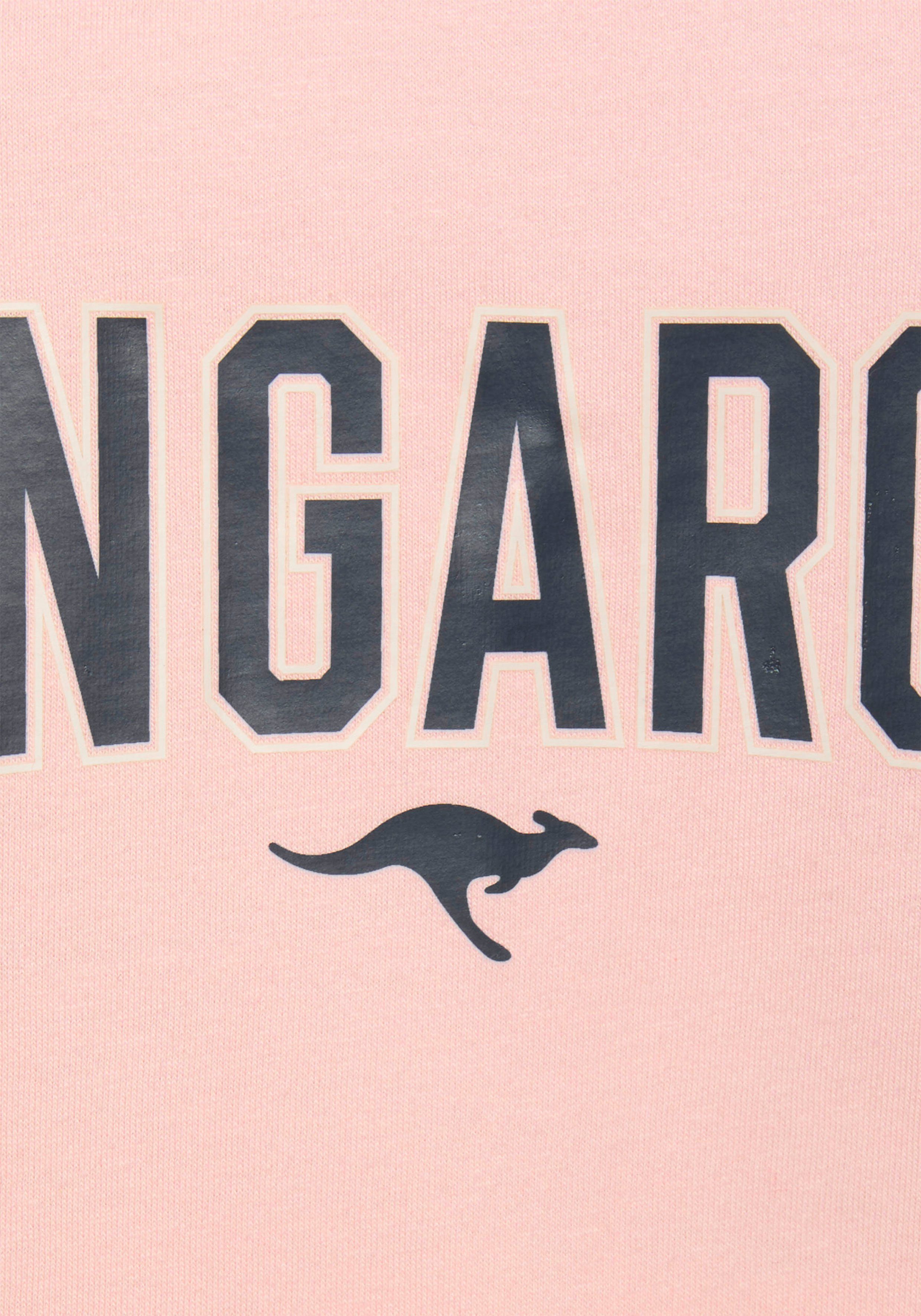 KangaROOS Big-shirt met contrastkleurige raglanmouwen