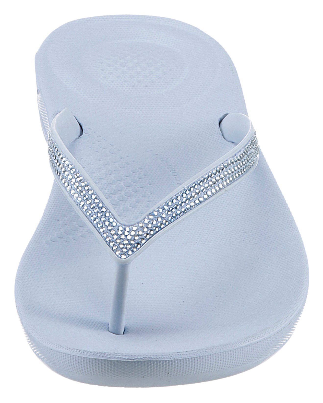 Fitflop Teenslippers IQUSHION OMBRE SPARKLE zomerschoen, slippers, poolslides met zachte tussenstuk voor de tenen