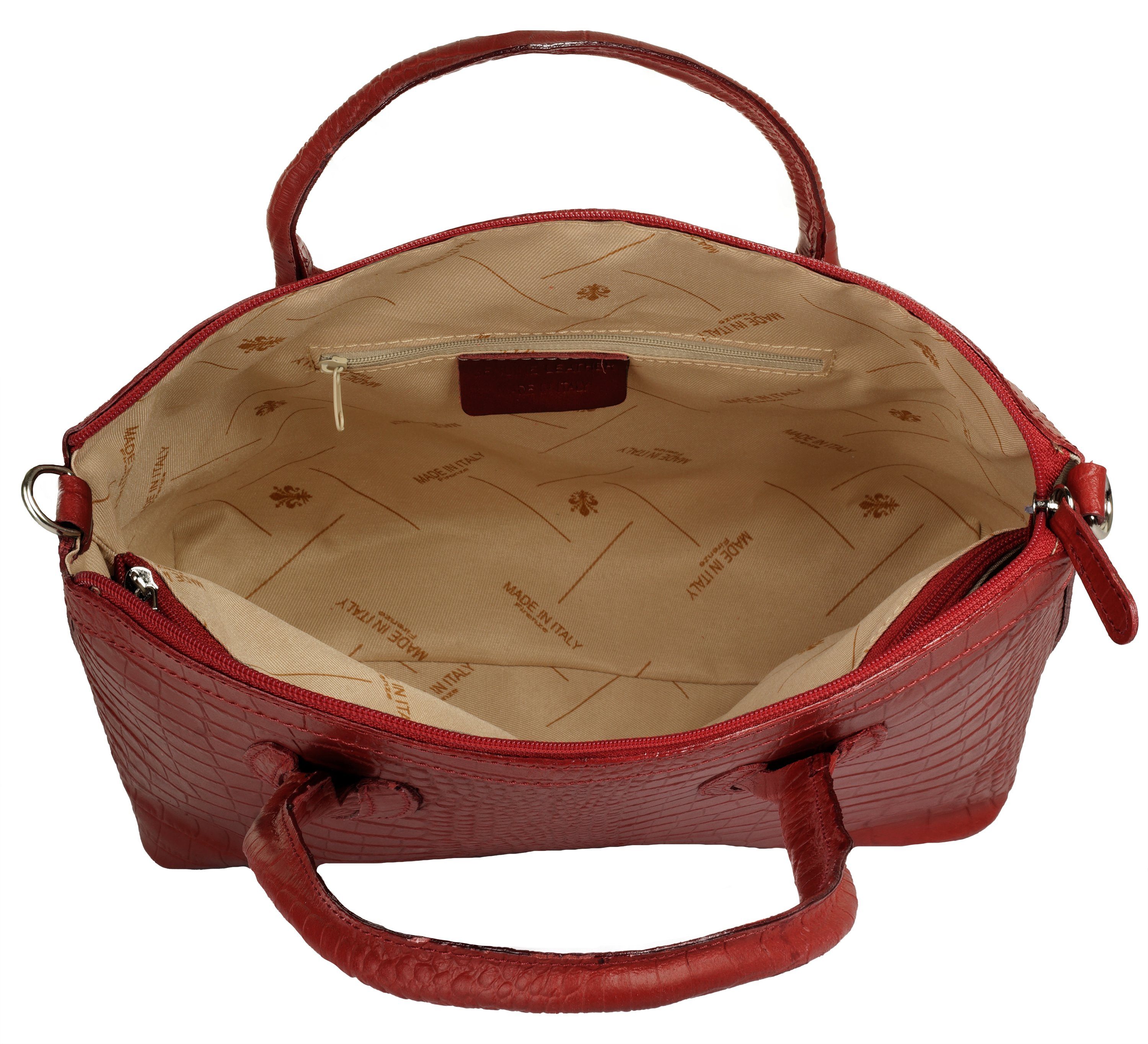 Cluty Tas echt leer, made in italy