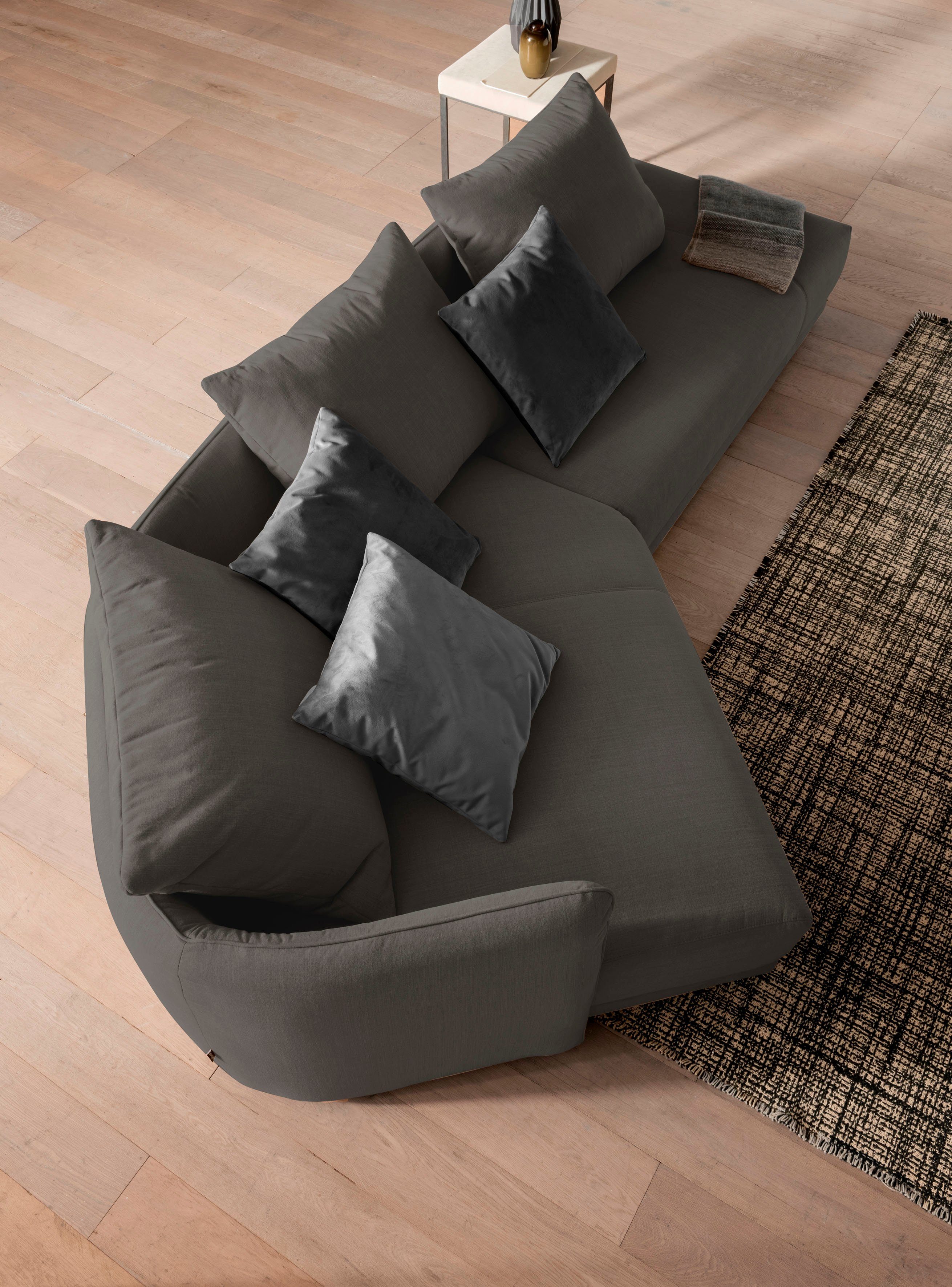 designwerk Hoekbank New York, extravagante designsofa met geweldig zitcomfort, L-vorm