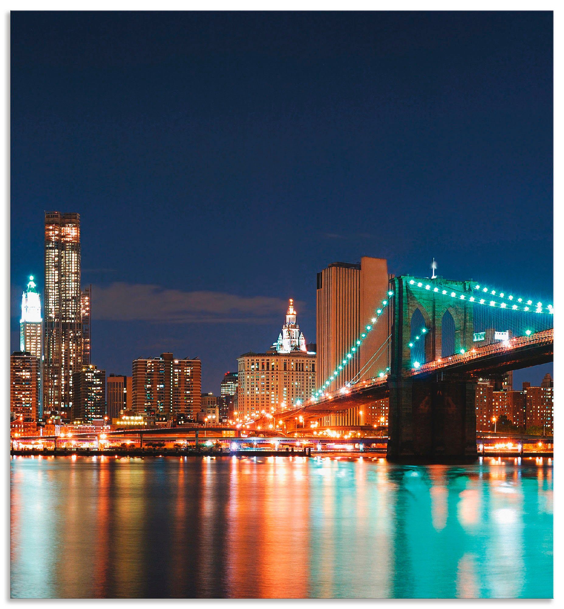 Artland Keukenwand New York skyline Brooklyn Bridge