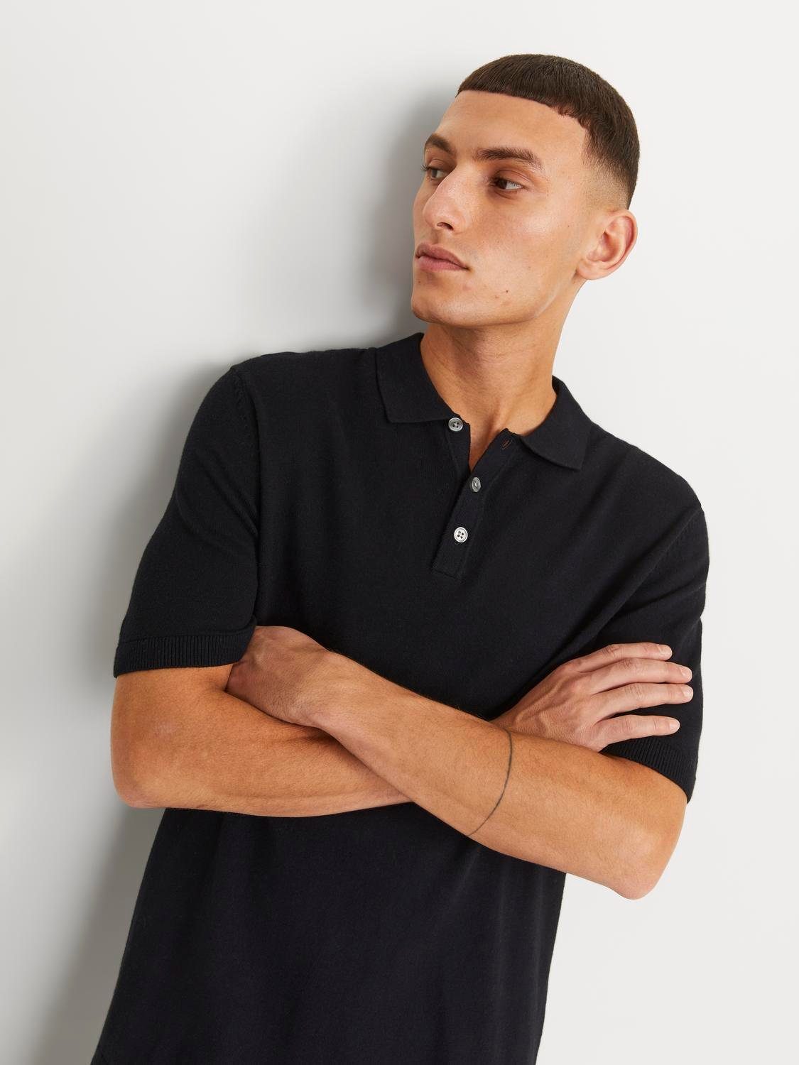 Jack & Jones Poloshirt JJEEMIL KNIT POLO S/S SN