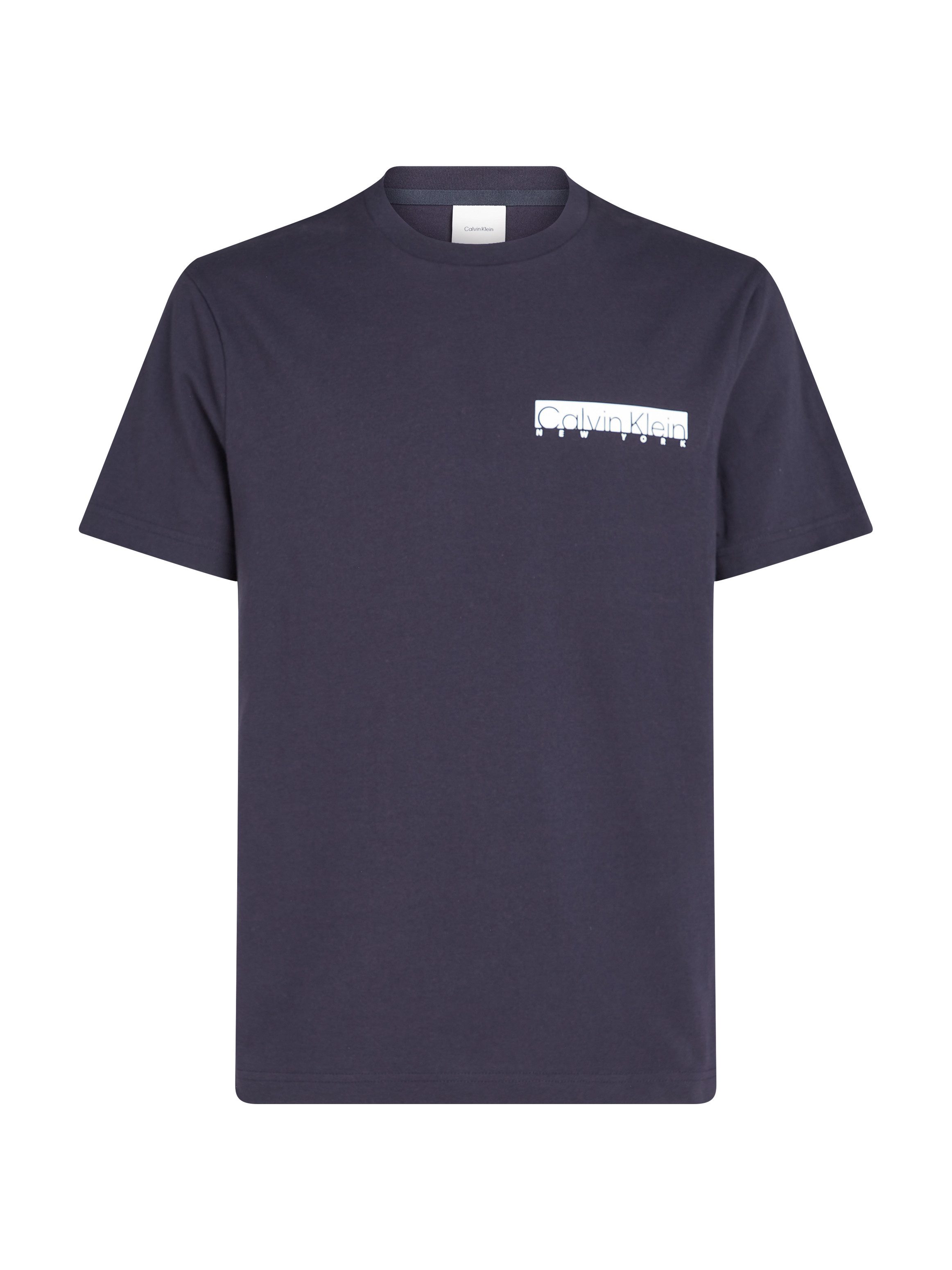 Calvin Klein Shirt met ronde hals NY CHEST BOX LOGO T-SHIRT