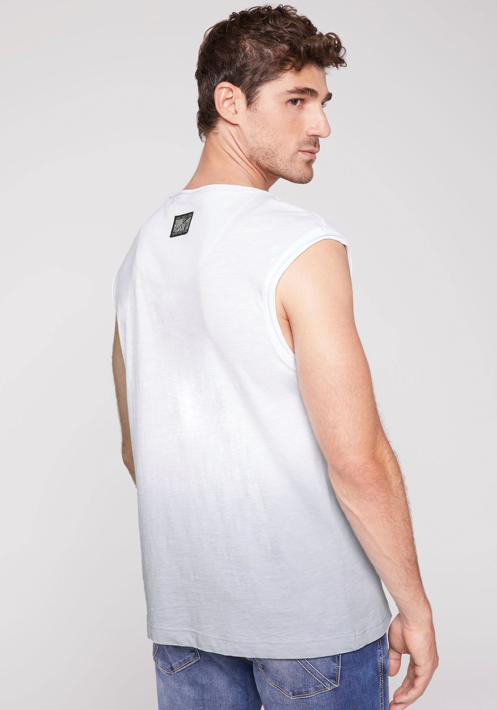 CAMP DAVID Shirt met V-hals