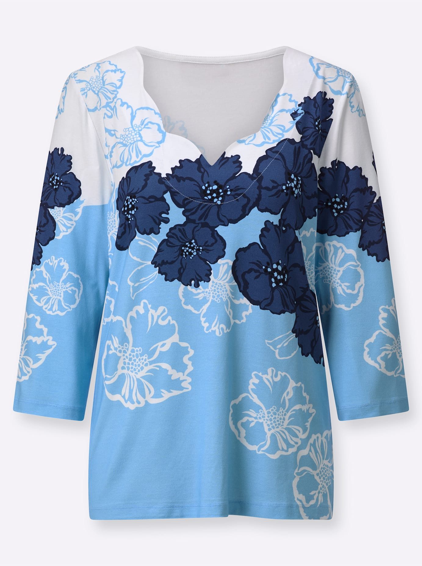 Creation L Shirt met print (1-delig)