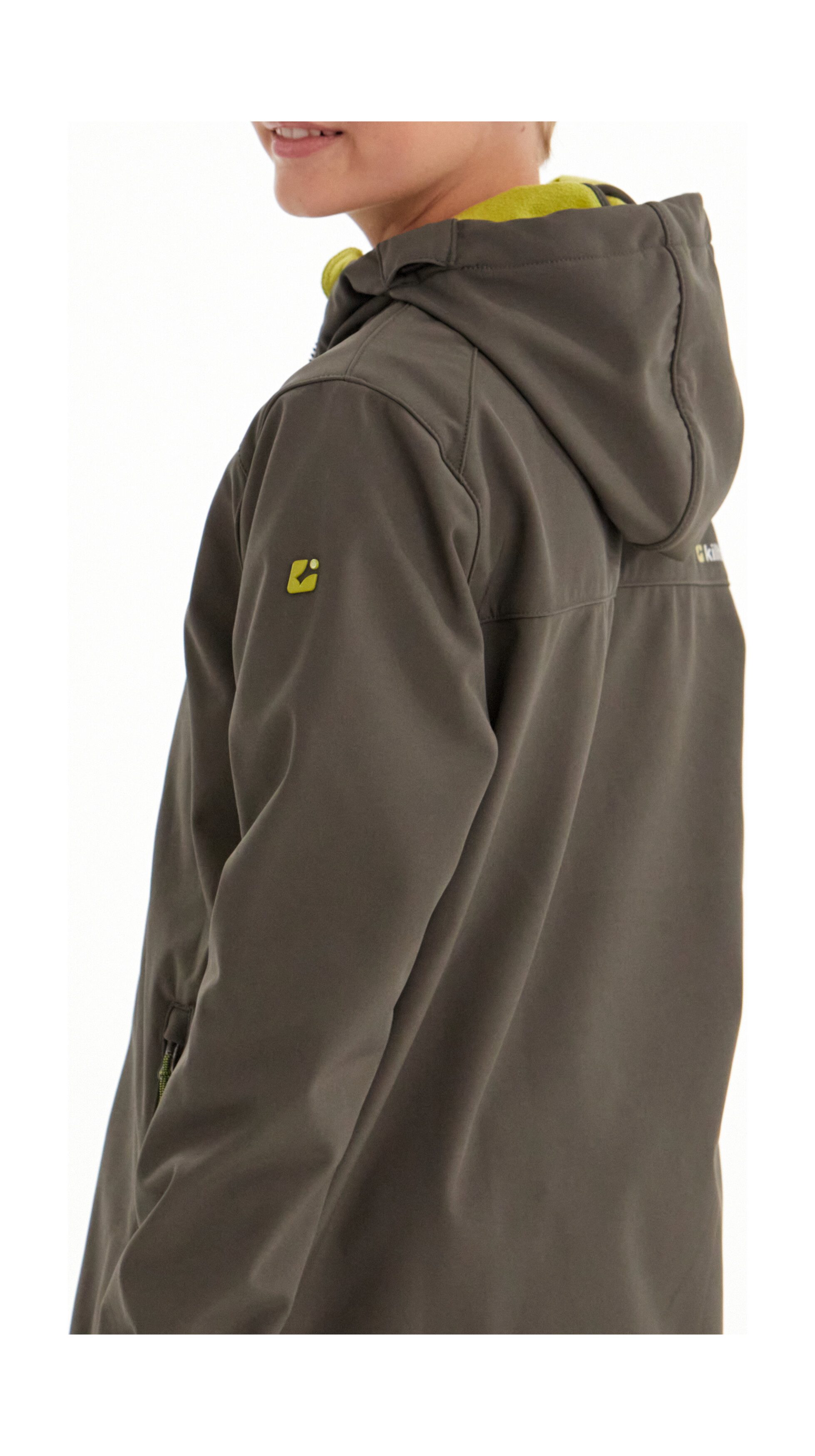 Killtec Softshell-jack Boys softshell-jack Waterafstotende softshelljack met capuchon, fleece en PFAs-vrij
