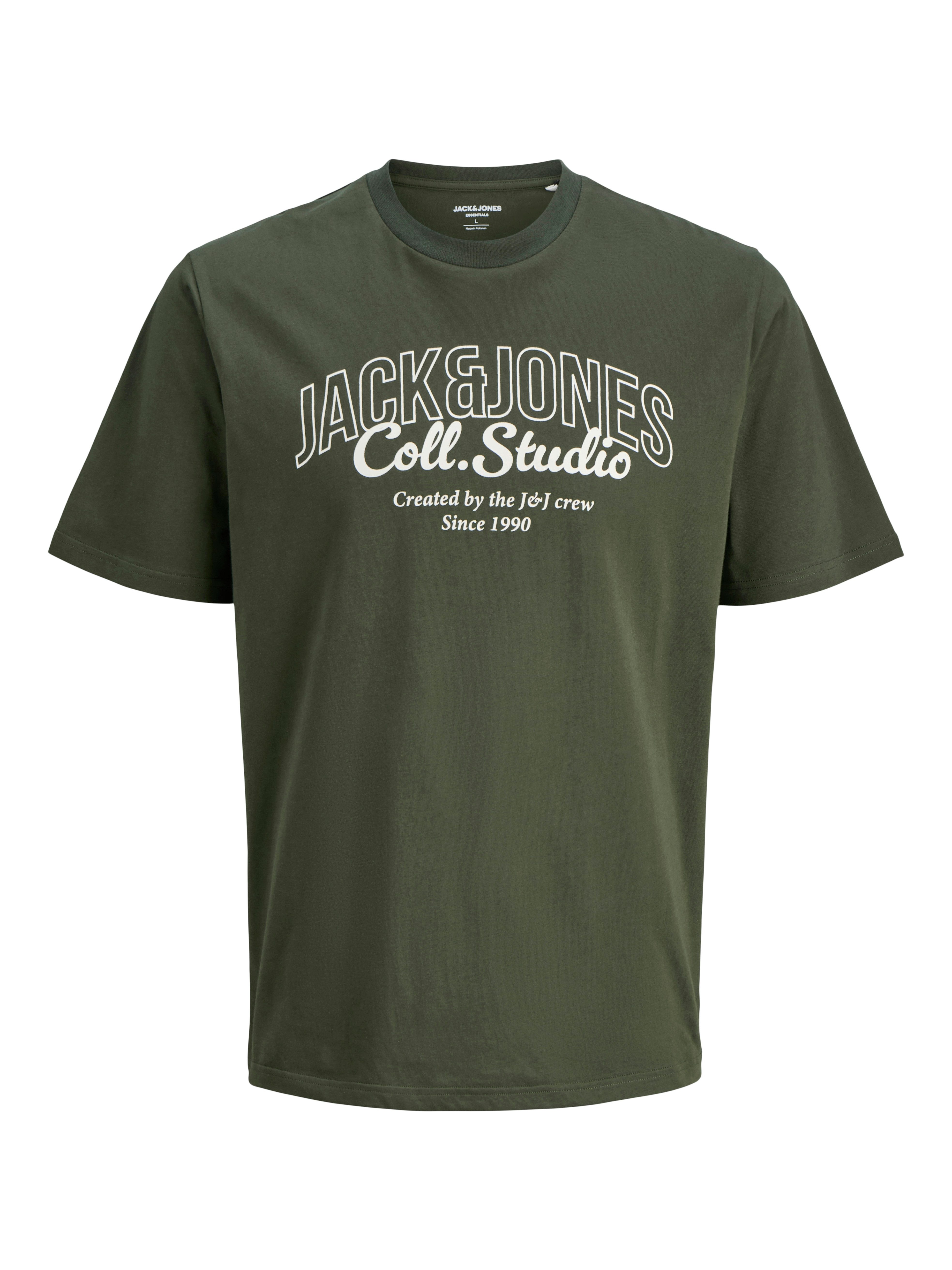 Jack & Jones PlusSize T-shirt (set, 4-delig)