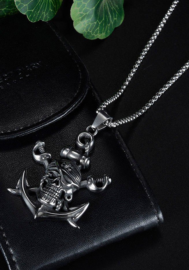Firetti Ketting met hanger Sieraad cadeau piraten schedel
