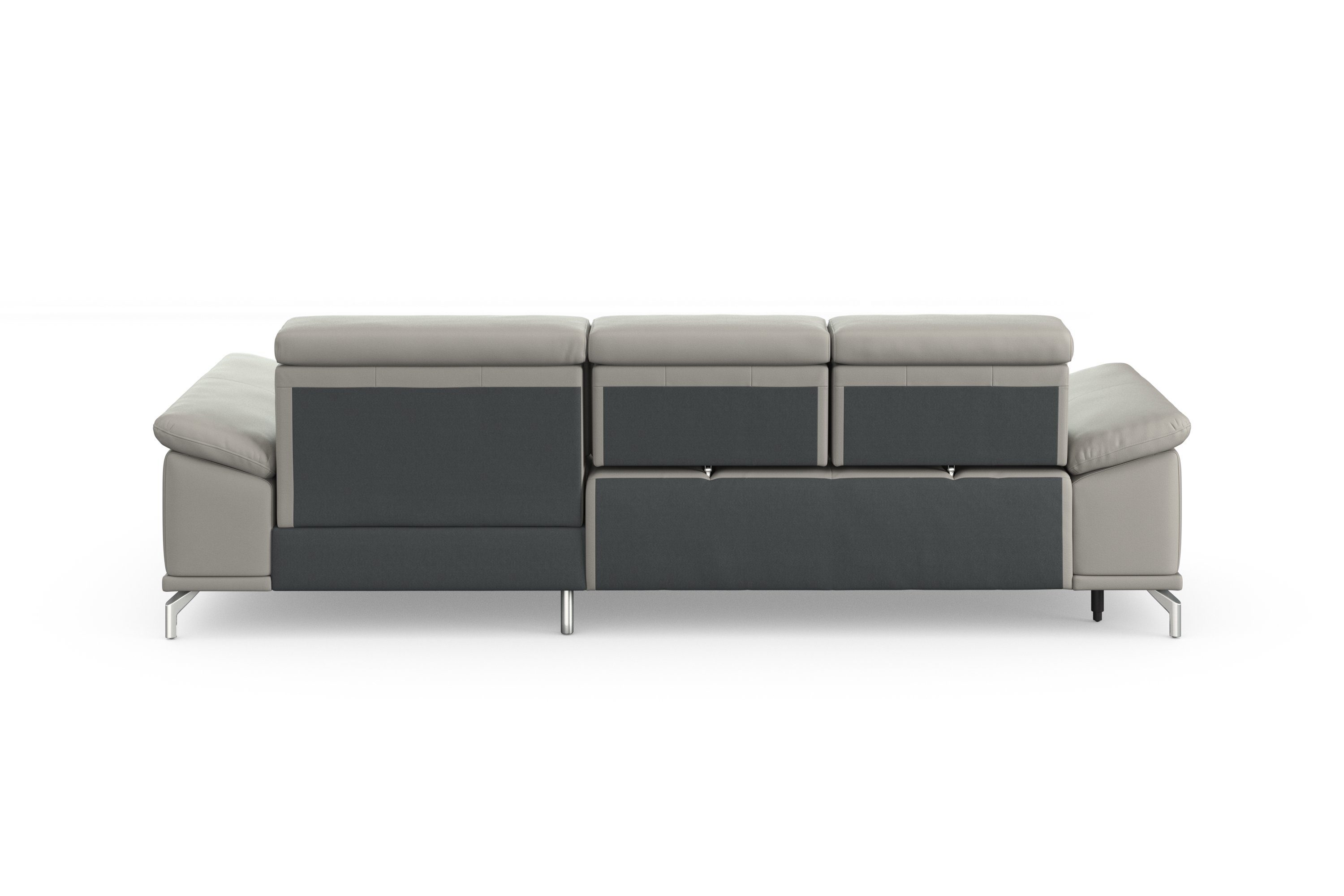 sit&more Hoekbank Cabrio L-vorm, met zitdiepteverstelling, arm- en hoofdsteunverstelling