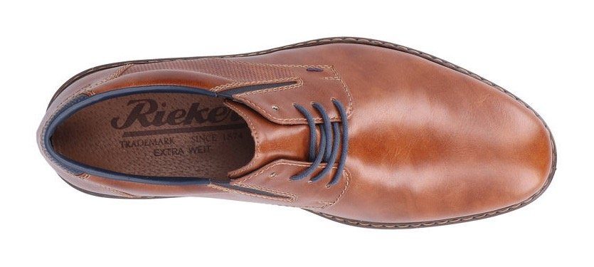 Rieker Veterschoenen met stretch-inzet, vrijetijdsschoen, lage schoen, veterschoen