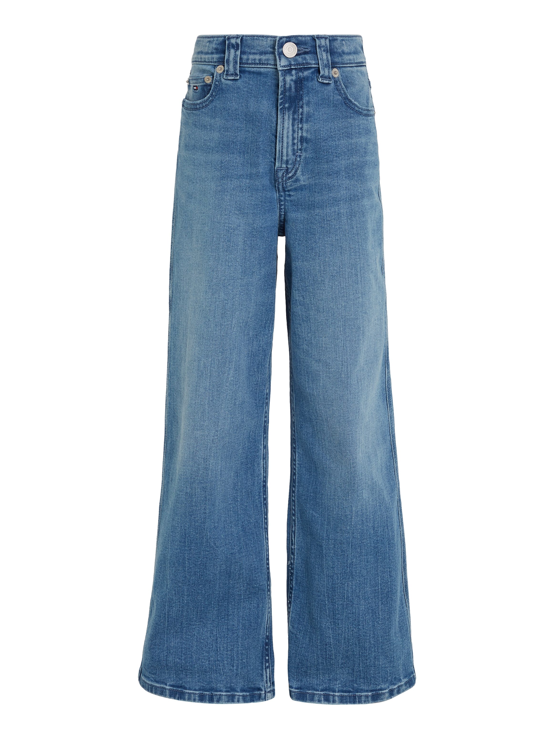 Tommy Hilfiger Straight jeans MABEL VINTAGE STRAIGHT DENIM Kinderen tot 16 jaar met logostiksel