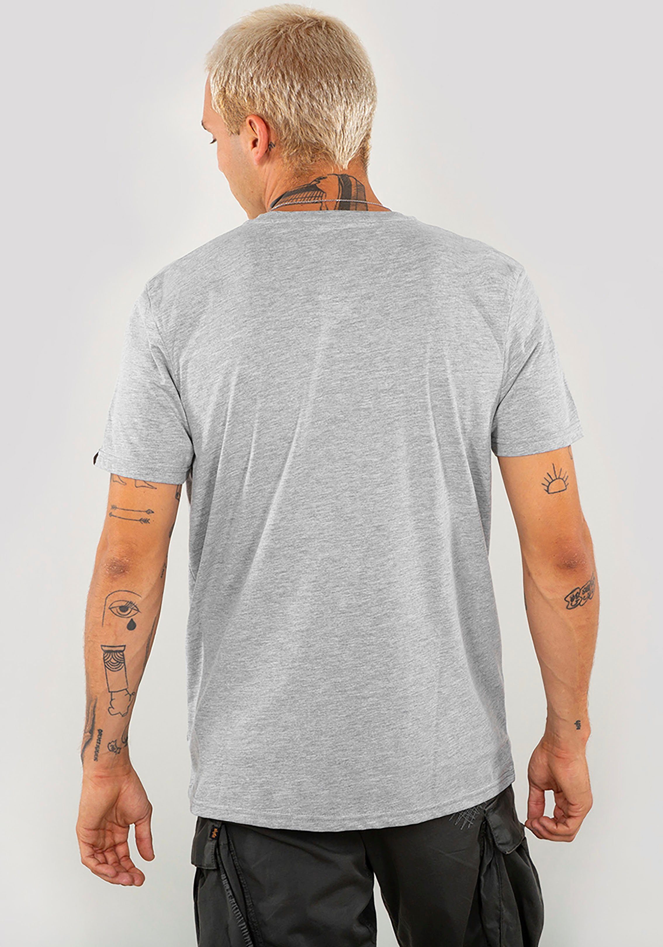 Alpha Industries Shirt met ronde hals BASIC T SMALL LOGO