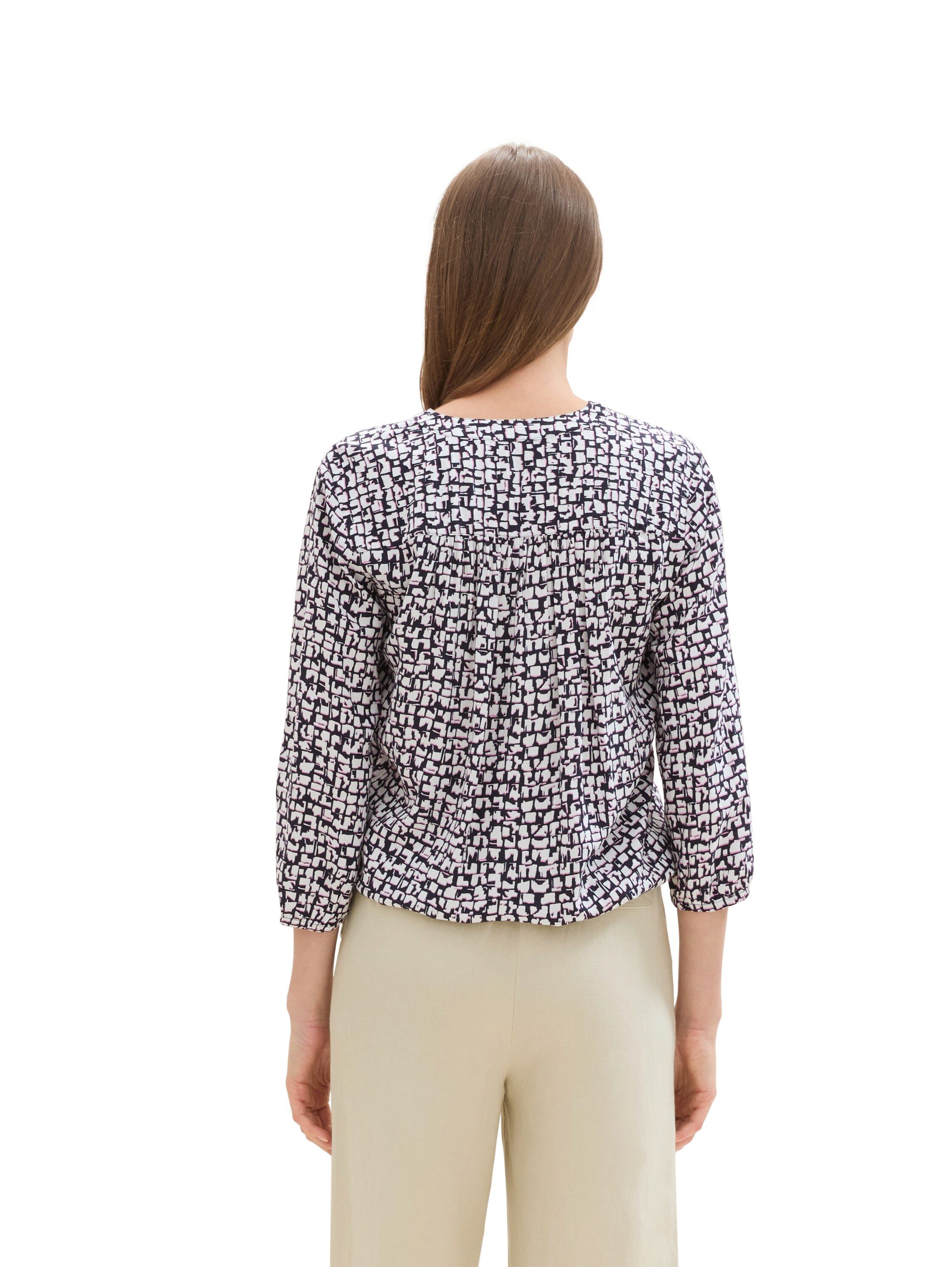 Tom Tailor Blouse met lange mouwen met livaeco by birla cellulose(tm)