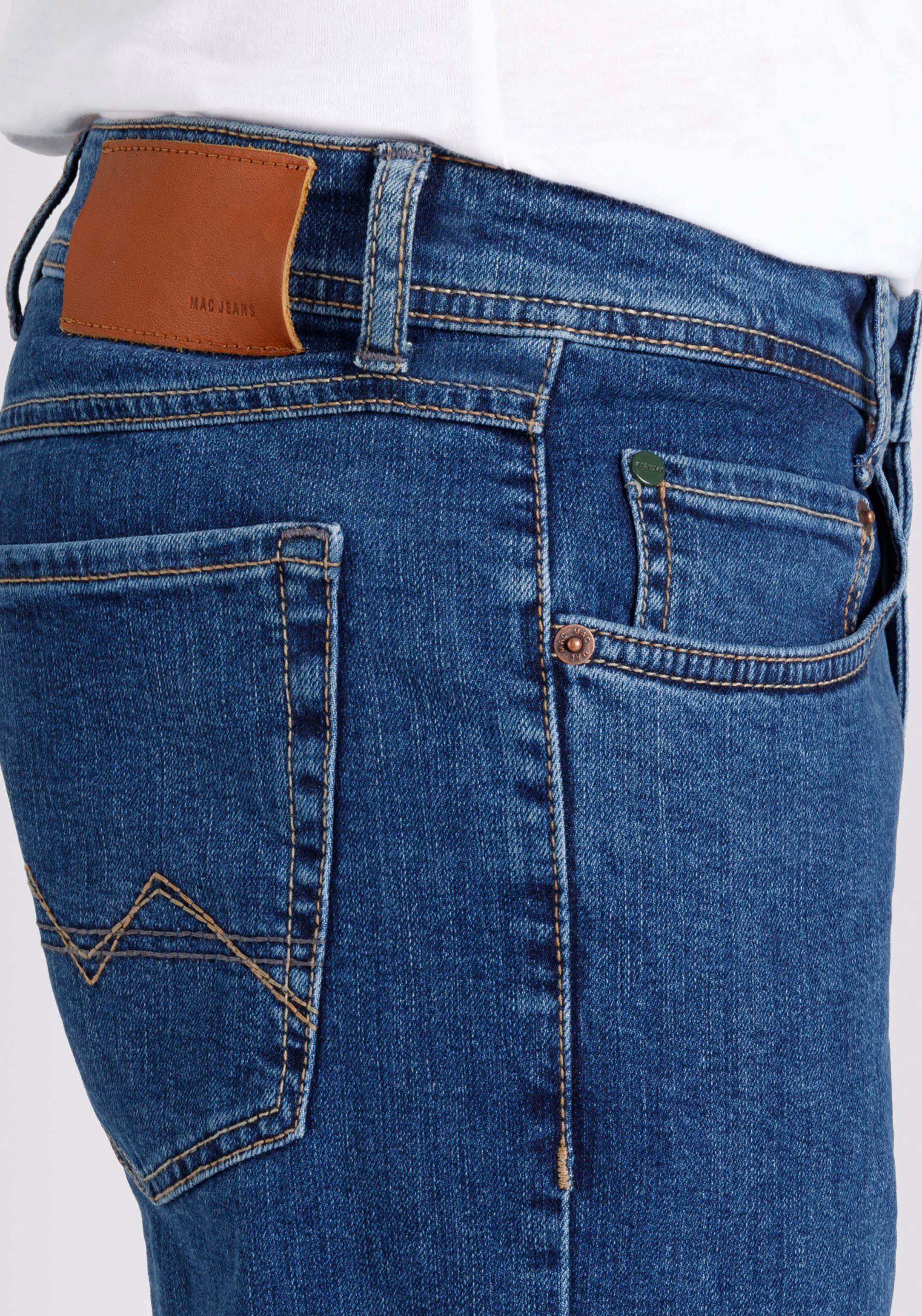 MAC Straight jeans Arne in verzorgde uitstraling, met stretch