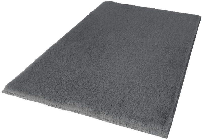 Carpet City Badmat Topia Mats, badmat uni Hoge pool, konijnenvacht-touch, polyester, badmat, wasbaar (1 stuk)