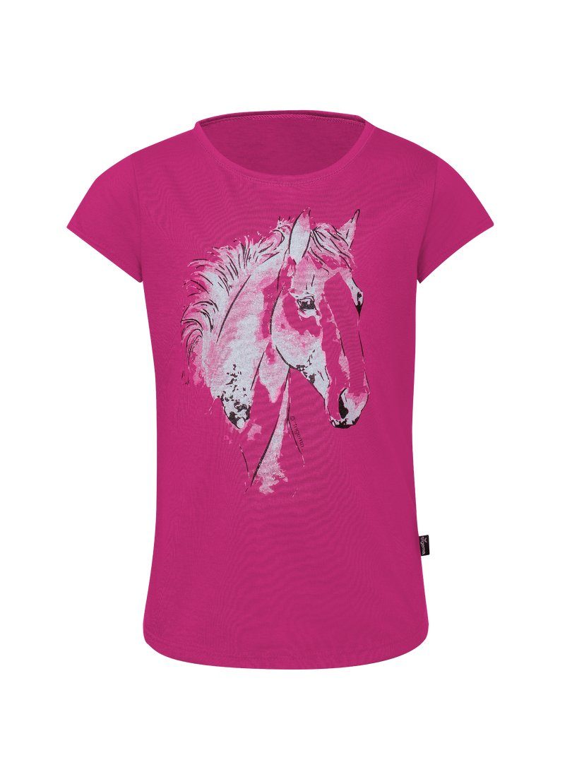 Trigema T-shirt TRIGEMA T-shirt met schattig paardenmotief (1-delig)