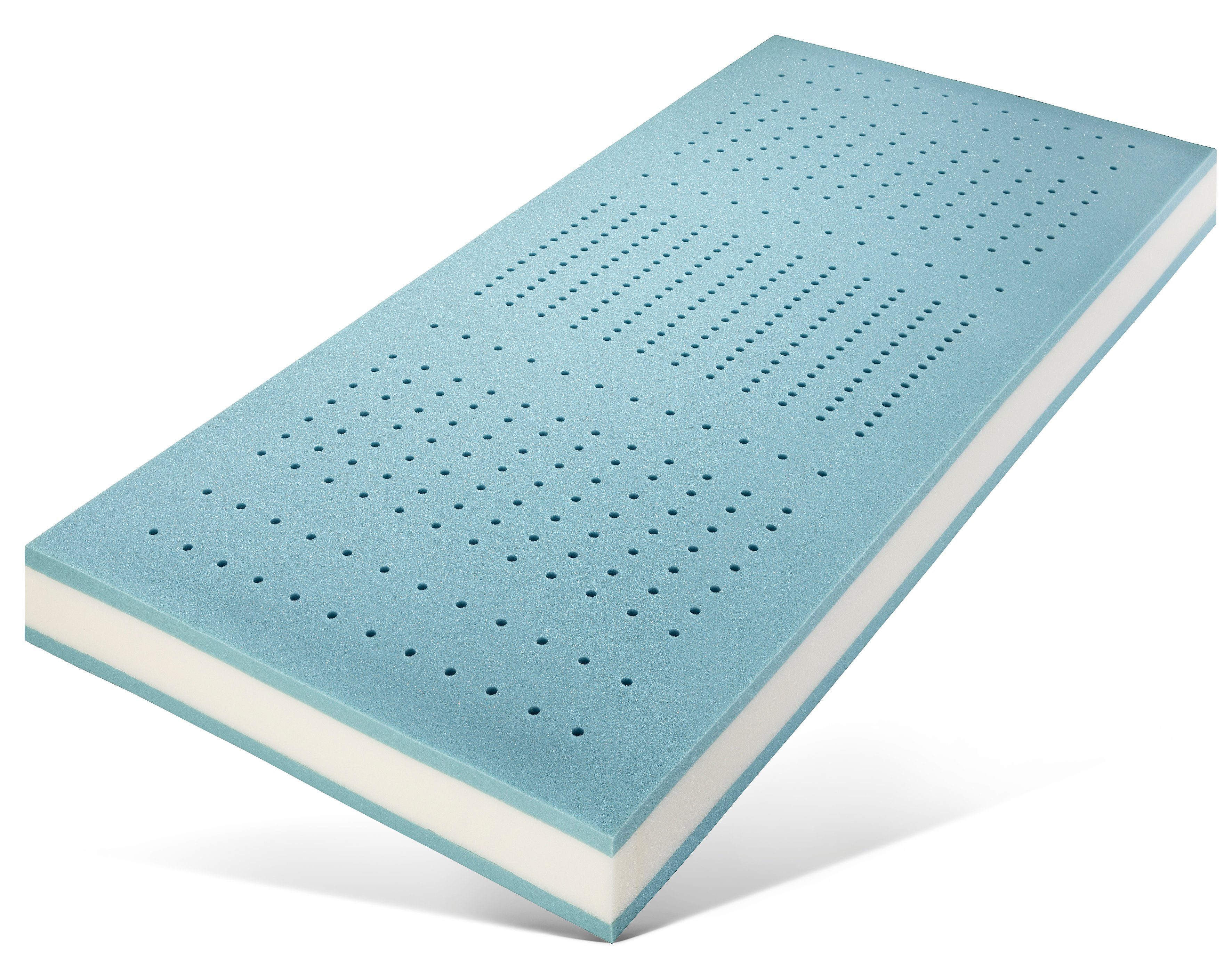 f.a.n. Frankenstolz Pocketveringsmatras Calypso Plus 1.000 T Matras in 90x200 cm en andere afm., comfortabele matras hoogte 24 cm