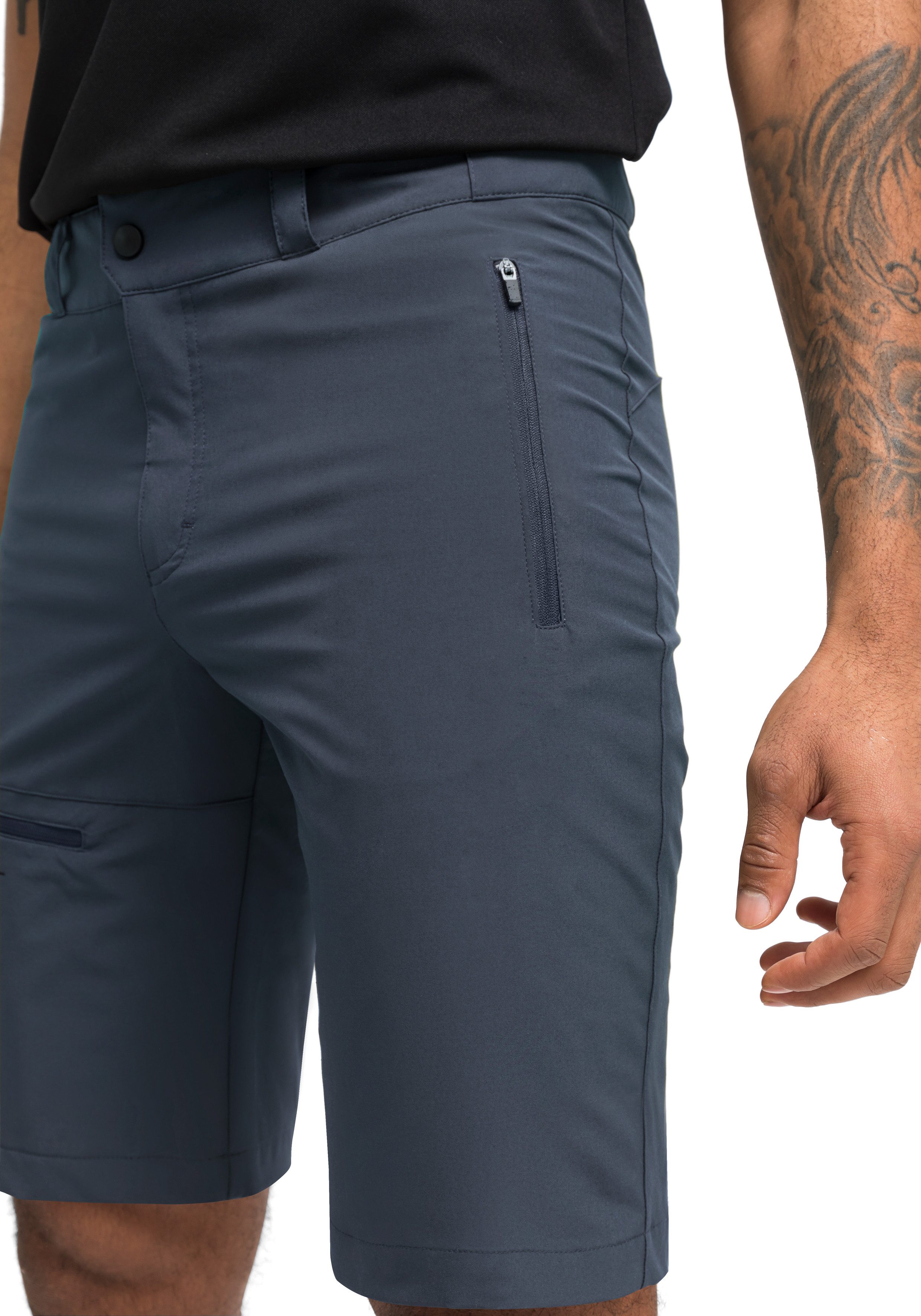 Maier Sports Functionele short Latit short M Sneldrogende functionele bermuda van elastisch materiaal