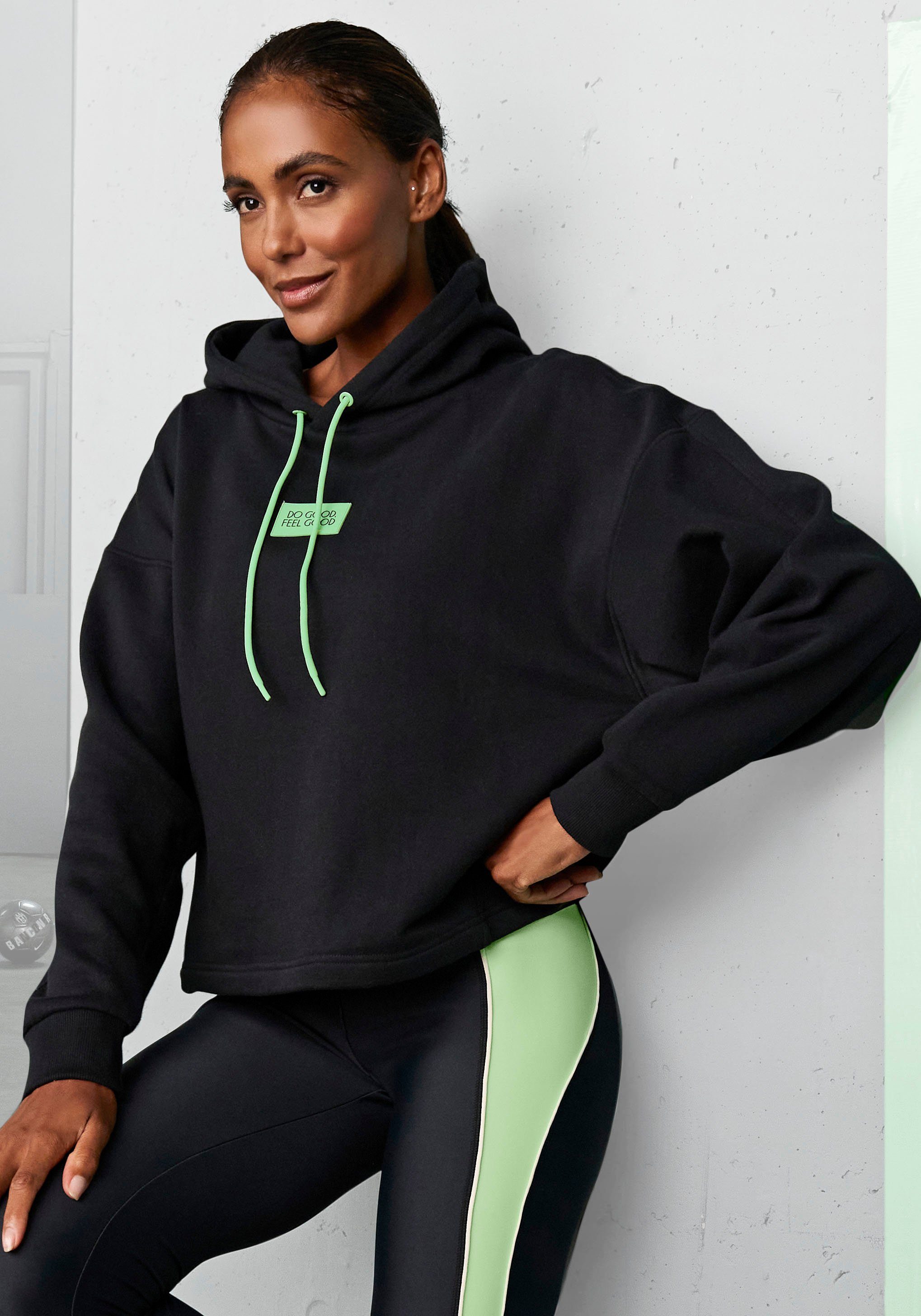 active by Lascana Hoodie Capuchonsweatshirt in oversized-look