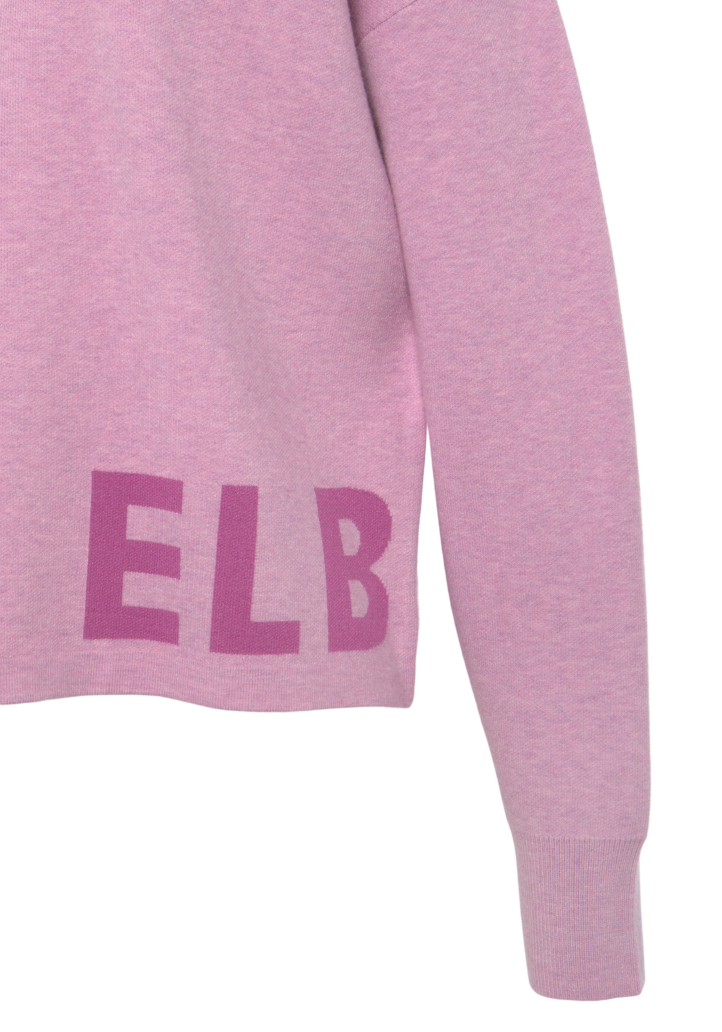 Elbsand Gebreide trui -Loungesweatshirt van hoogwaardig breiwerk met gebreid logo, loungewear