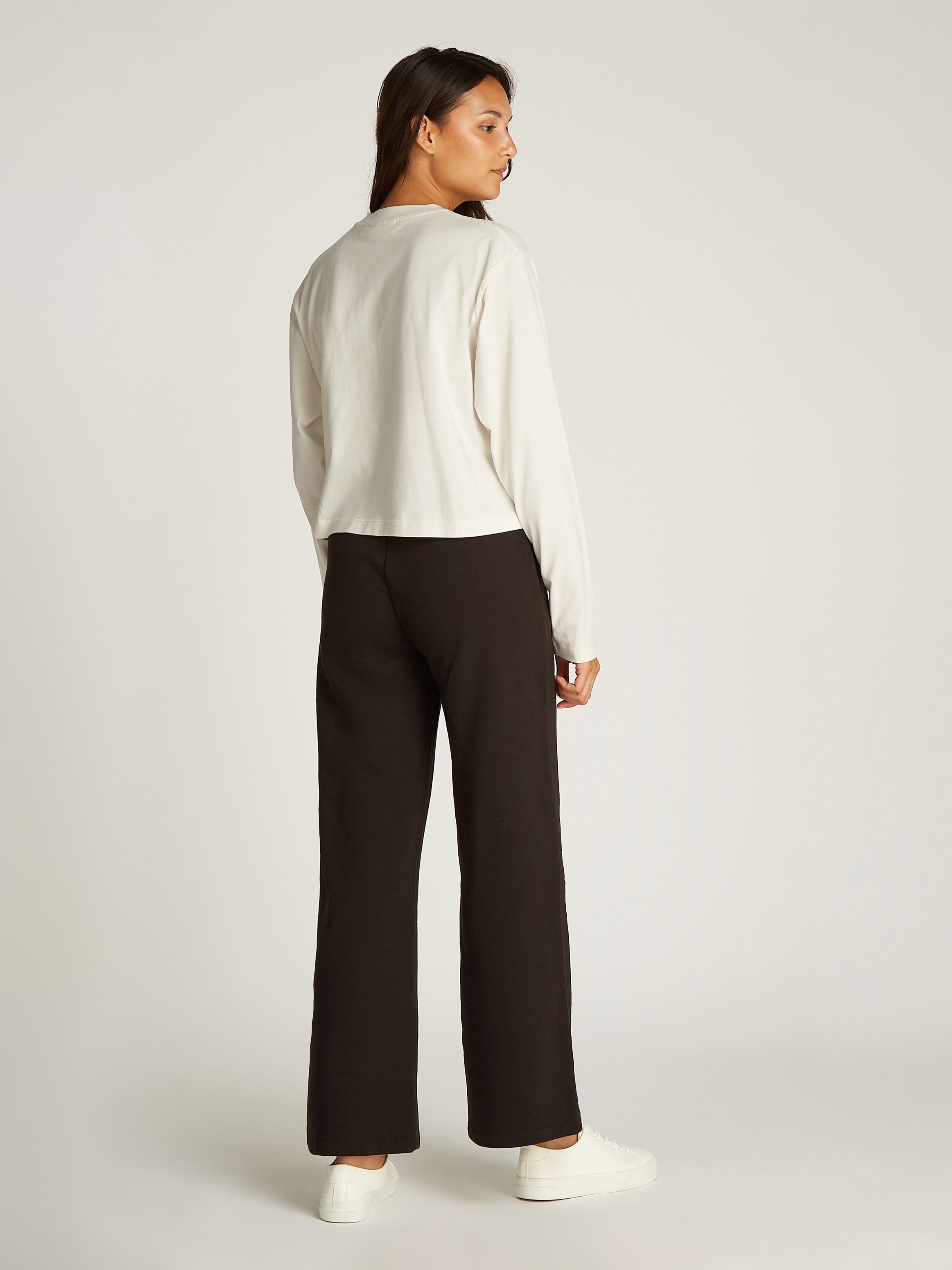 Calvin Klein Shirt met lange mouwen MONOLOGO LOOSE LS TEE