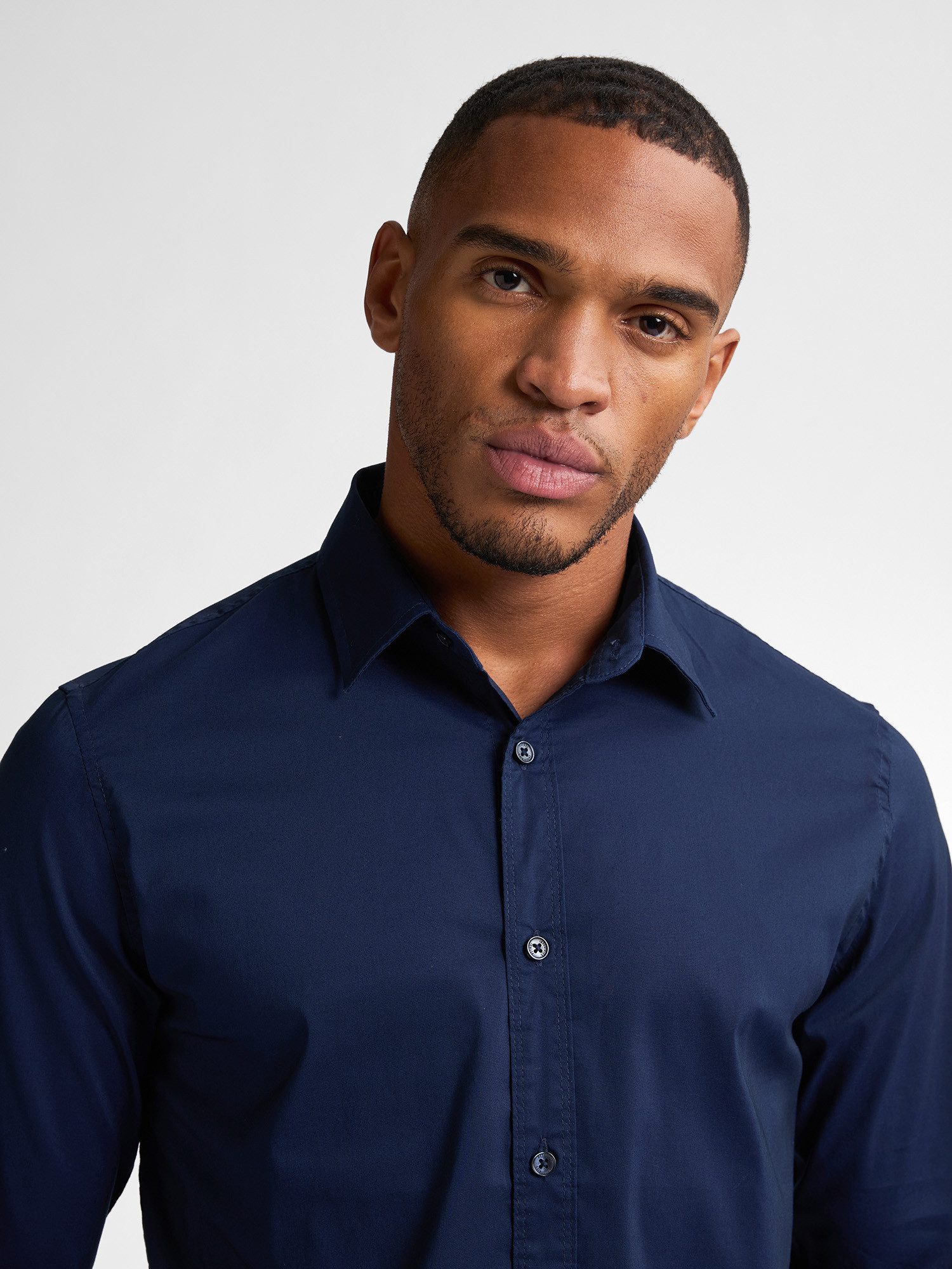 Petrol Industries Shirt met lange mouwen met button-downkraag