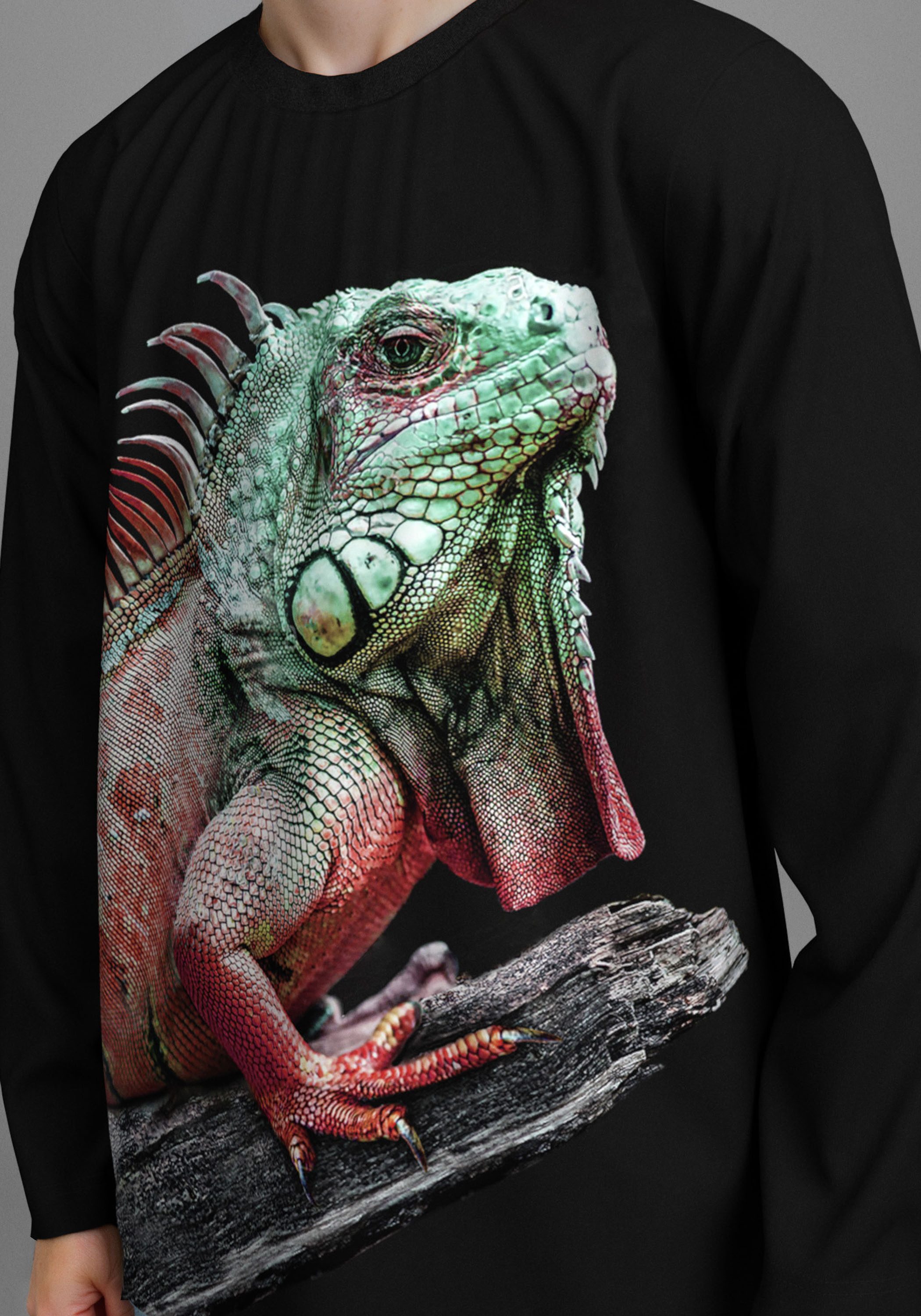KIDSWORLD Shirt met lange mouwen GECKO, Fotoprint