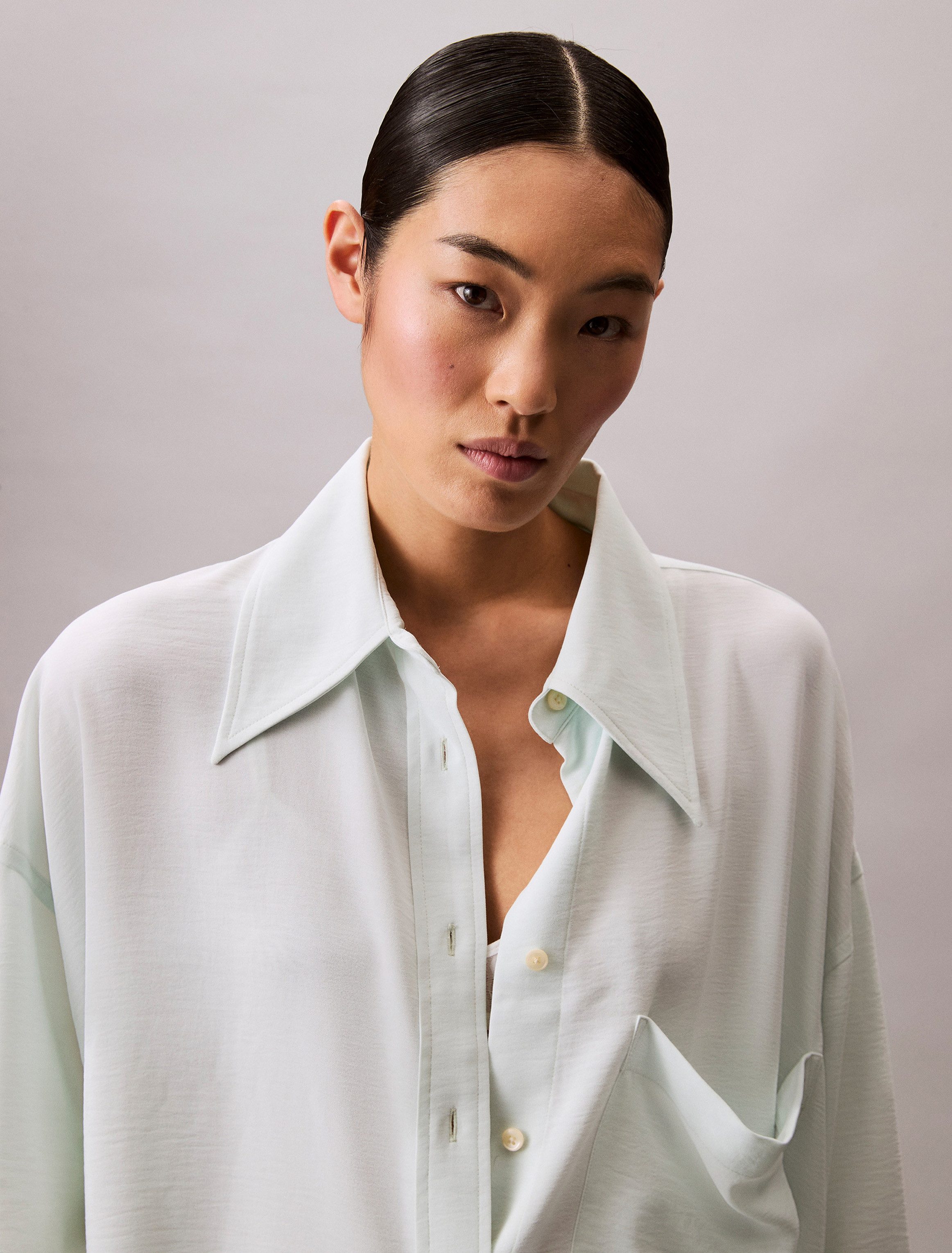 Calvin Klein Overhemdblouse GAUZE SHIRT
