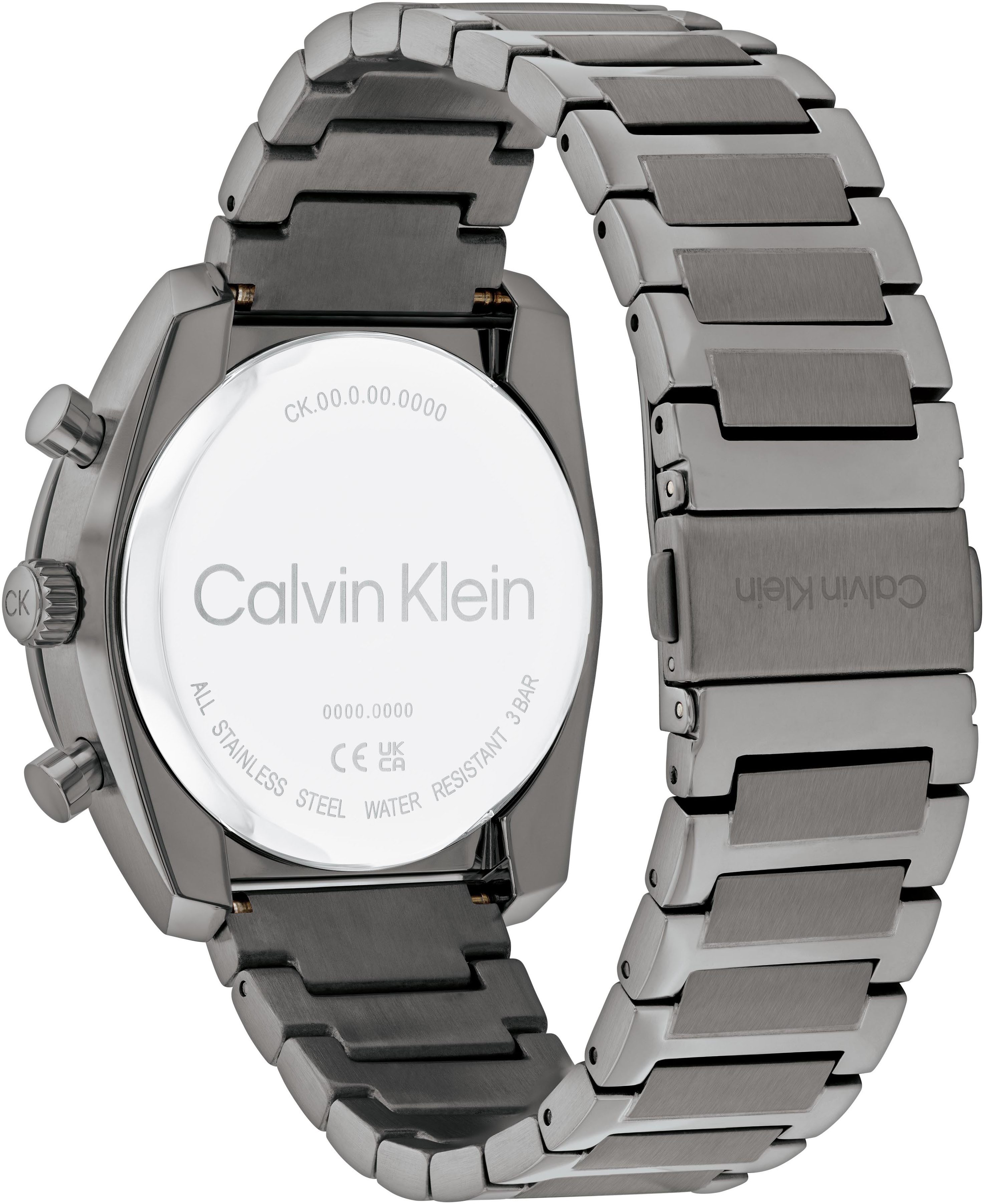 Calvin Klein Multifunctioneel horloge CK FLEX Horloge, quartz, herenhorloge, dag, weekdag, stalen band