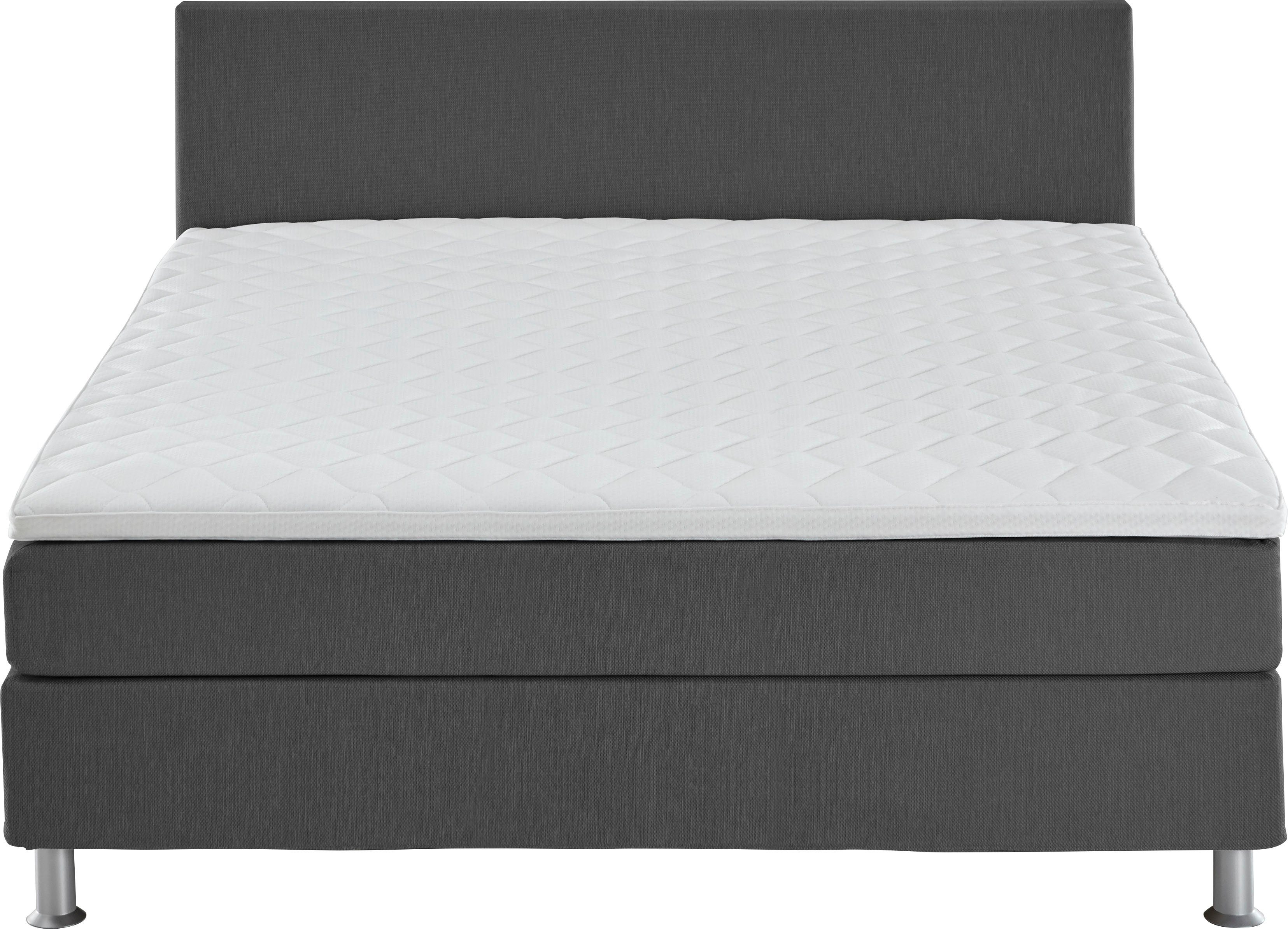 ATLANTIC home collection Boxspring Edison inclusief bonell-binnenveringsmatras en topmatras