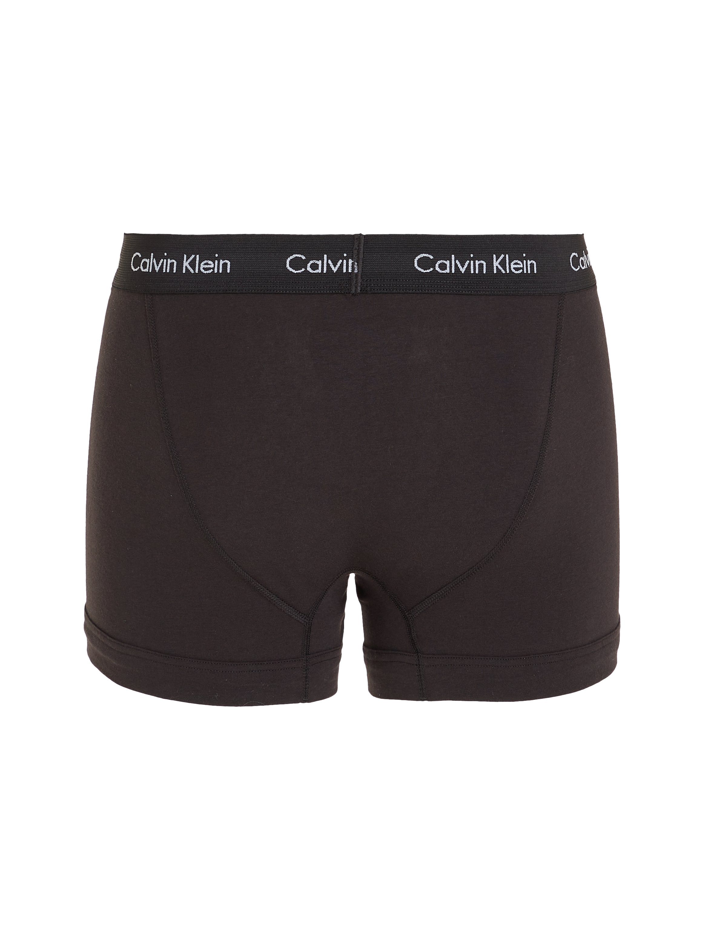 Calvin Klein Trunk CK Trunk 3 PACK in blau tinten met logo-elastische tailleband (3 stuks)
