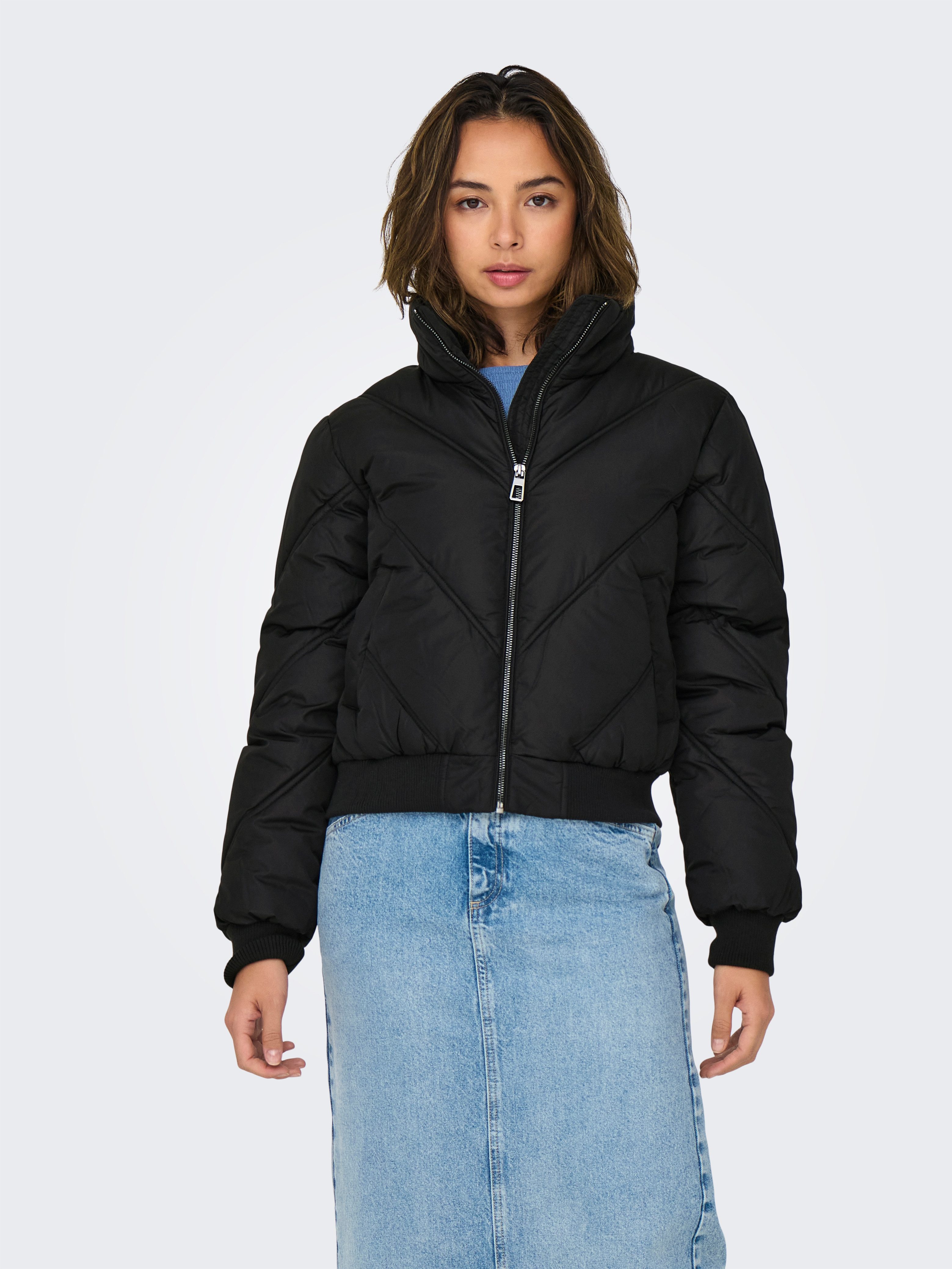 Only Gewatteerde jas ONLTAMARA QUILTED JACKET CC OTW dames donsjassen maat L (40) zwart