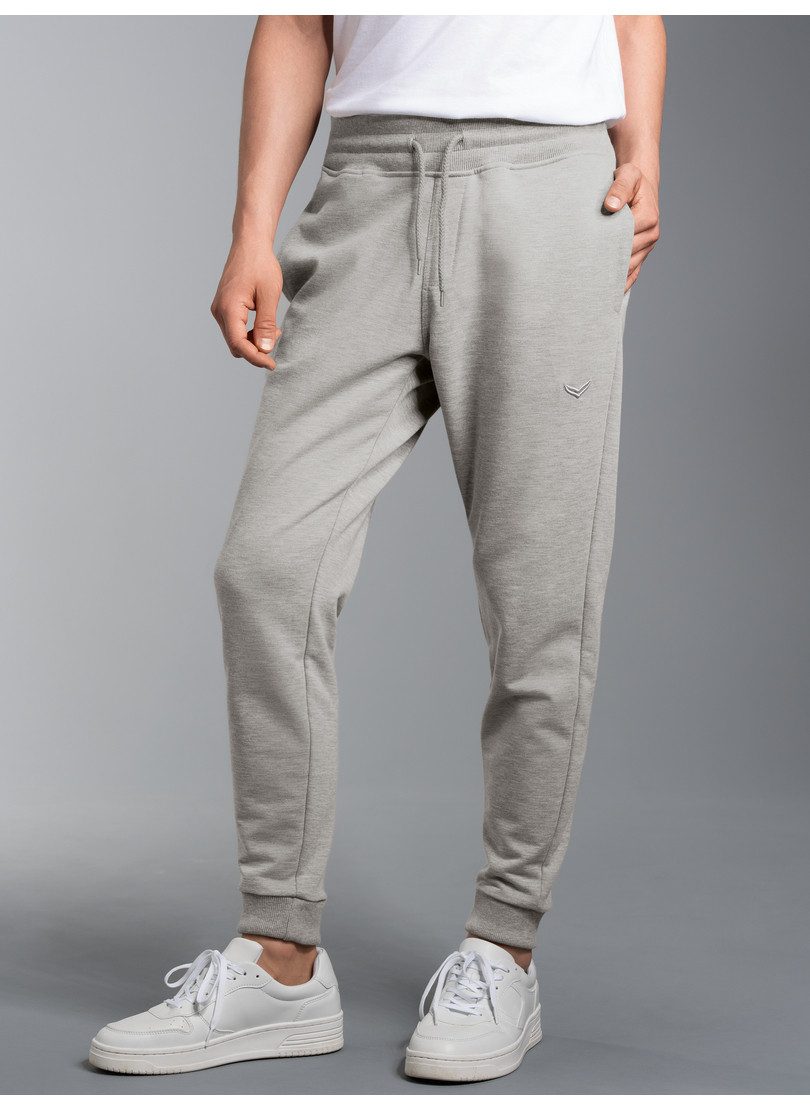 Trigema Jerseybroek TRIGEMA Joggingbroek met boorden (1-delig)